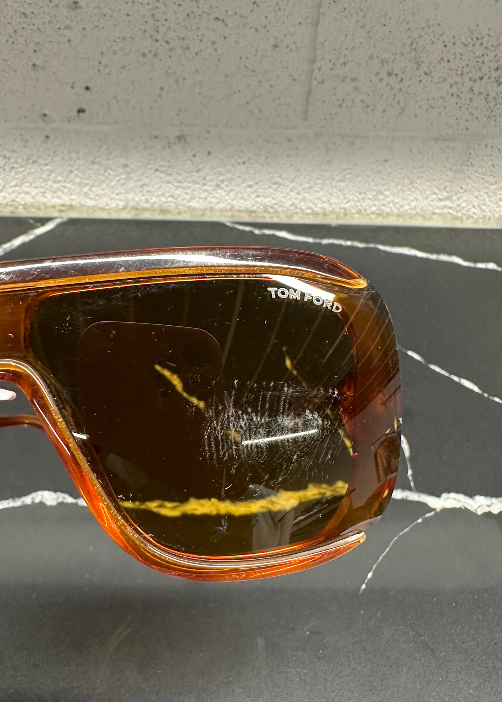 Tom Ford Shield Brown Glasses AS IS