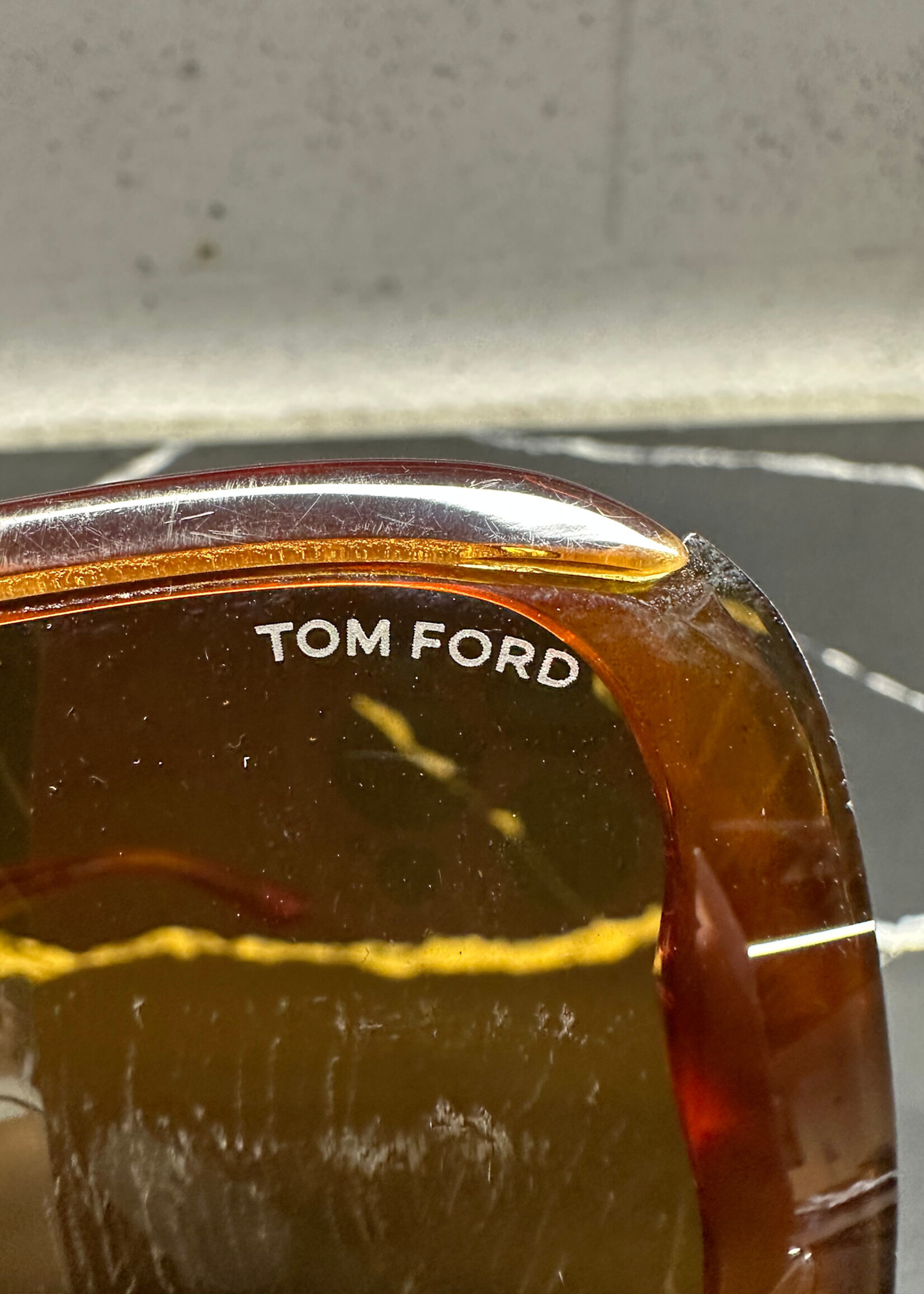 Tom Ford Shield Brown Glasses AS IS