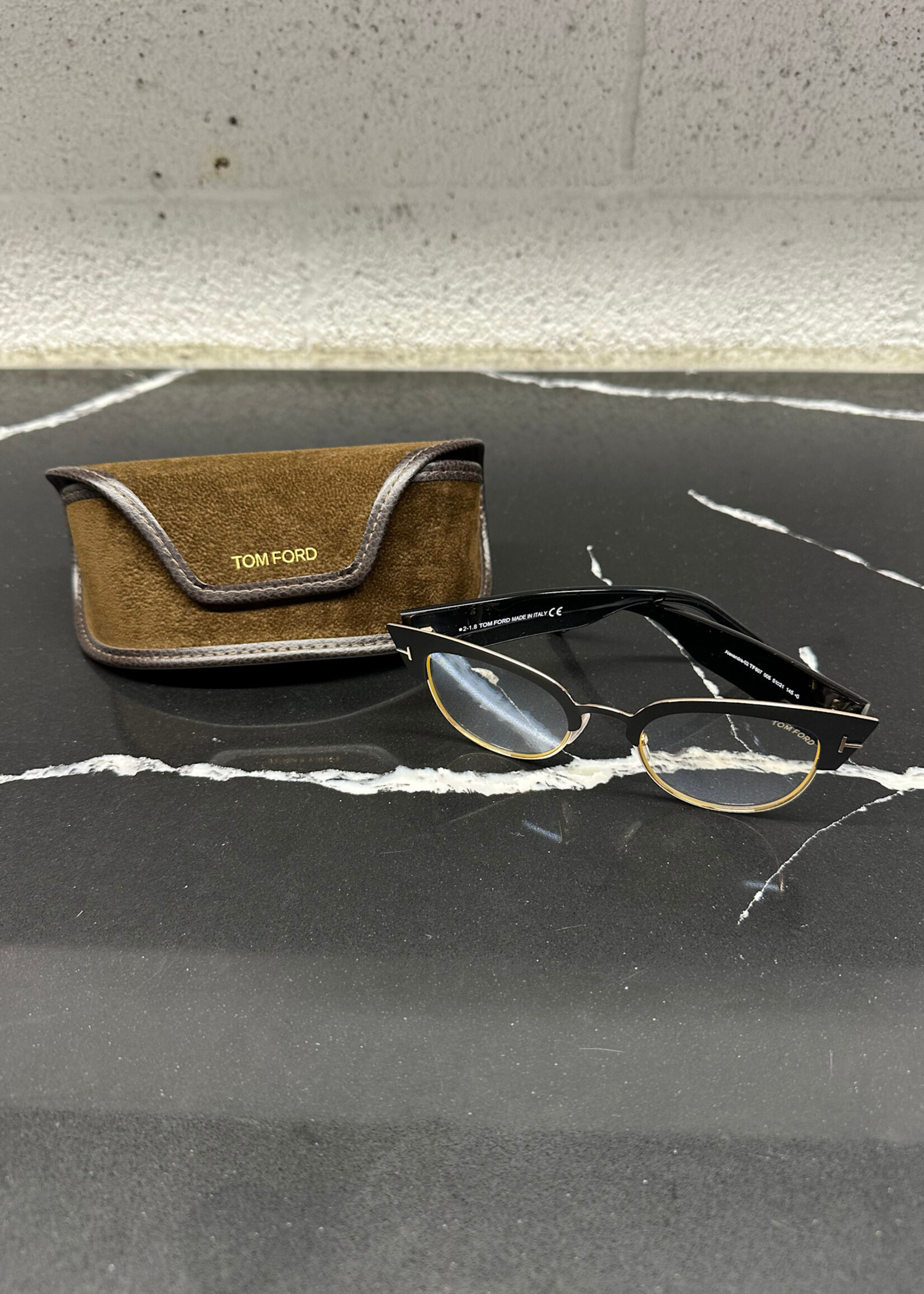 Tom Ford Alexandra Clear Glasses W CASE