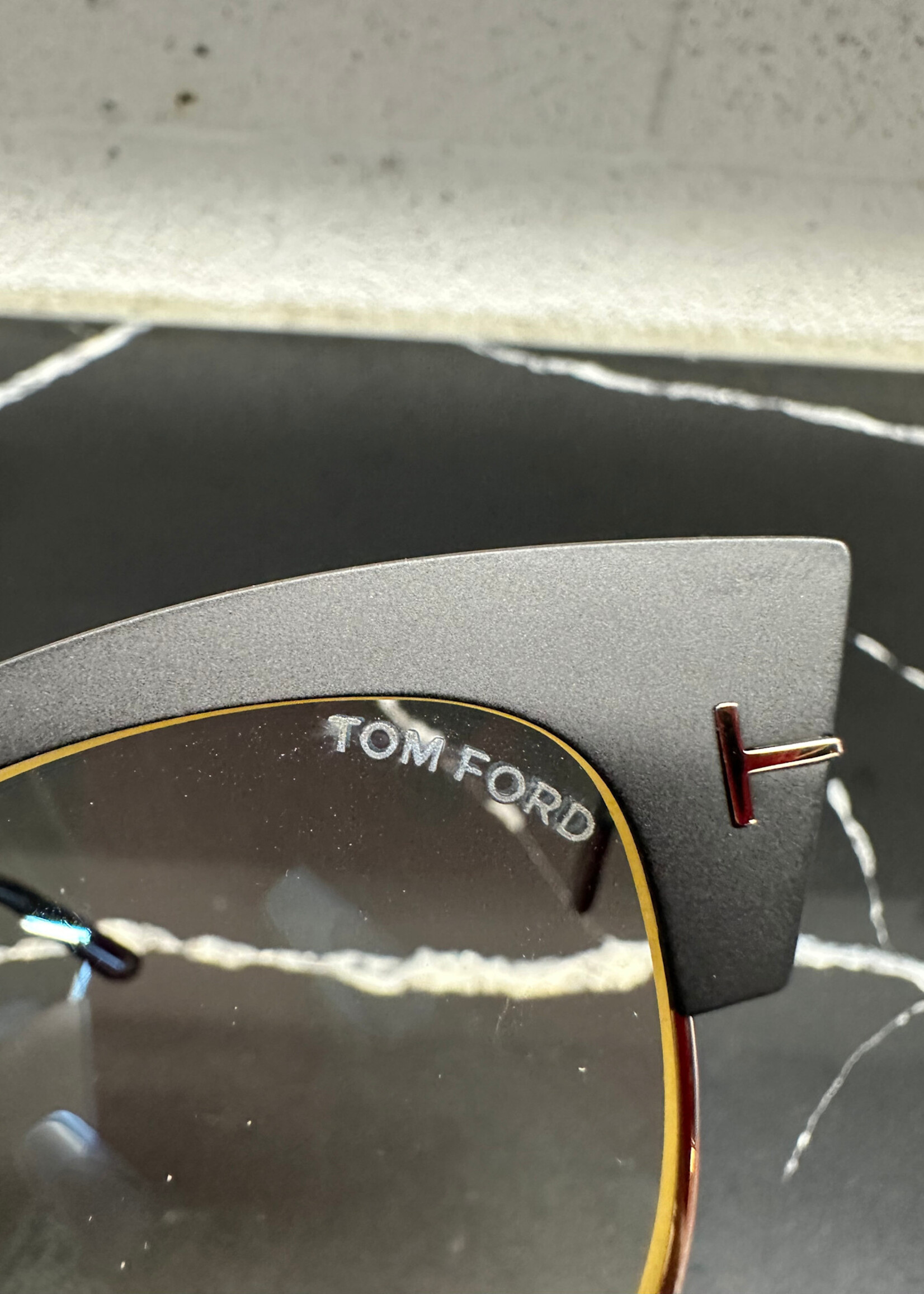 Tom Ford Alexandra Clear Glasses W CASE