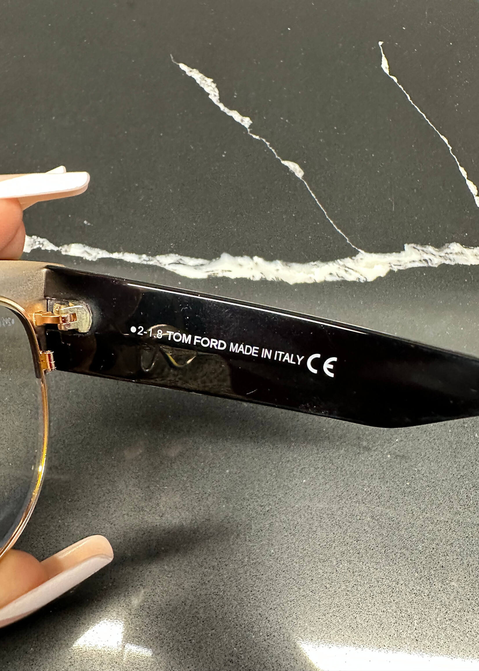 Tom Ford Alexandra Clear Glasses W CASE
