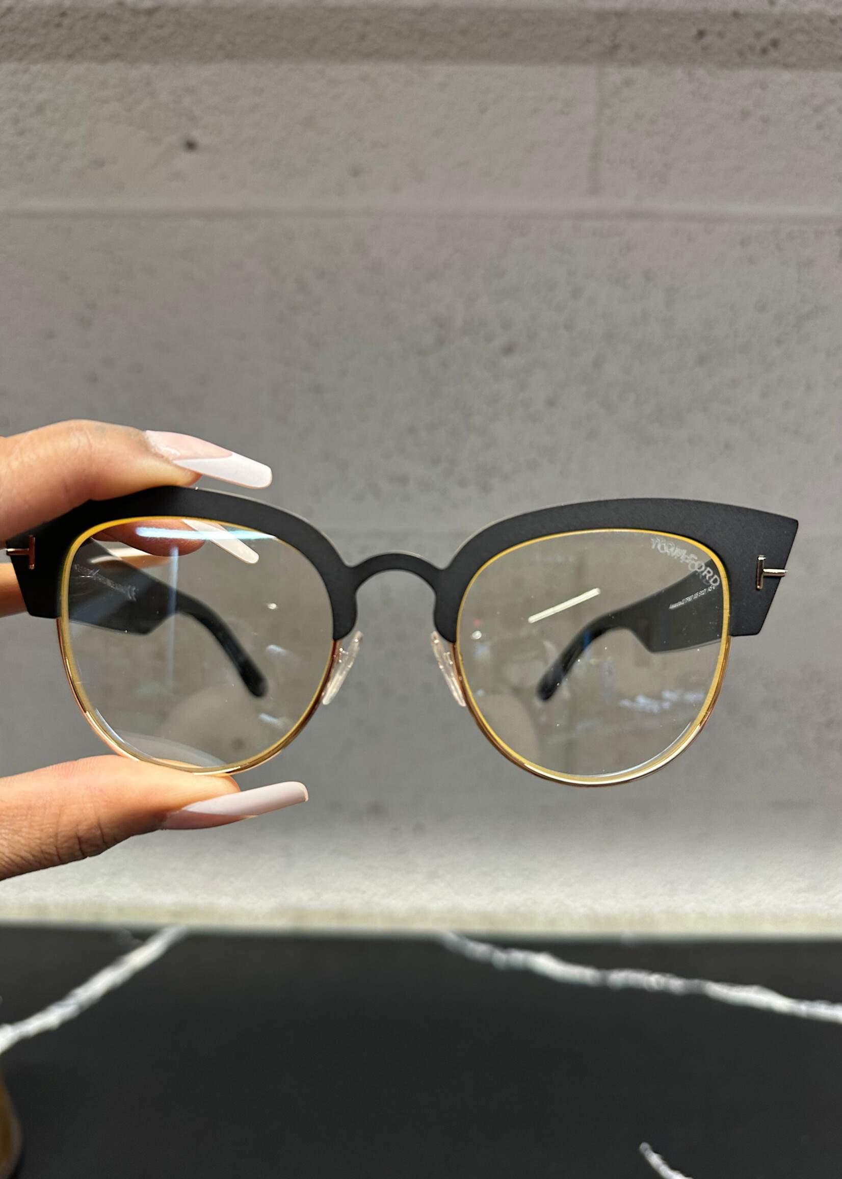 Tom Ford Alexandra Clear Glasses W CASE