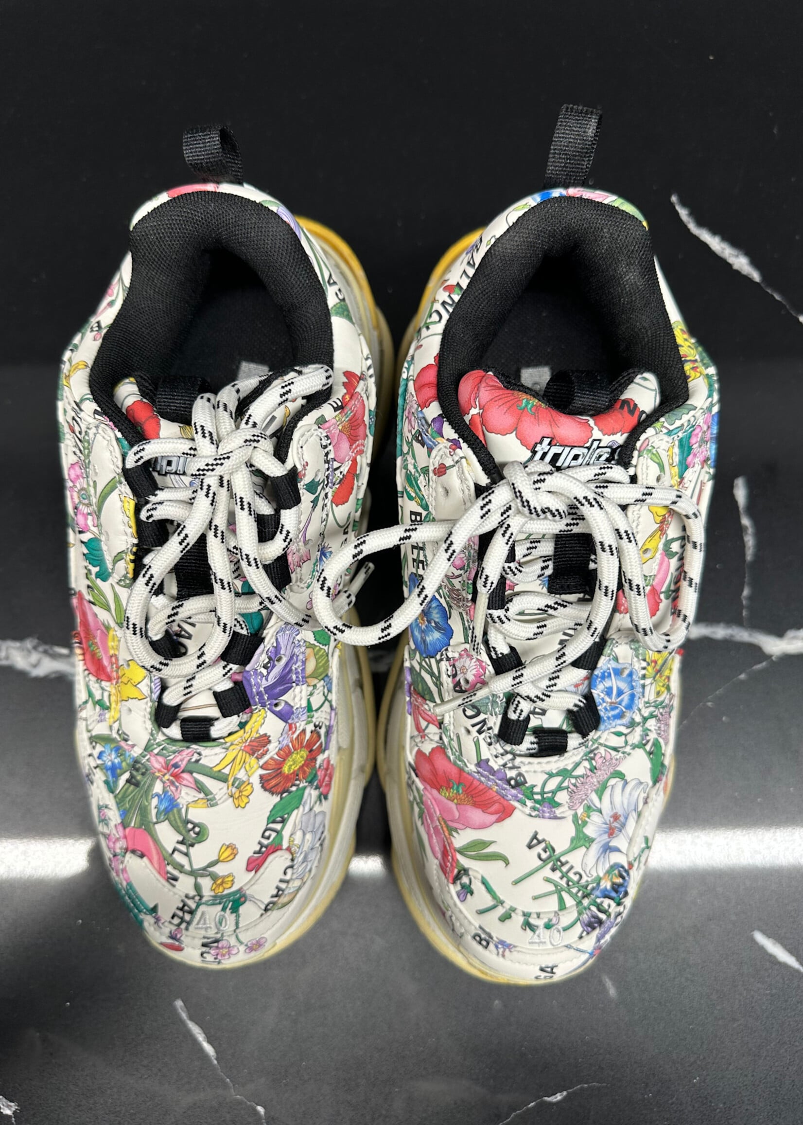 Balenciaga Gucci Triple S Masc 7 Fem 8.5