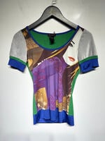 Custo Barcelona Avant Garde AOP Print Tee S