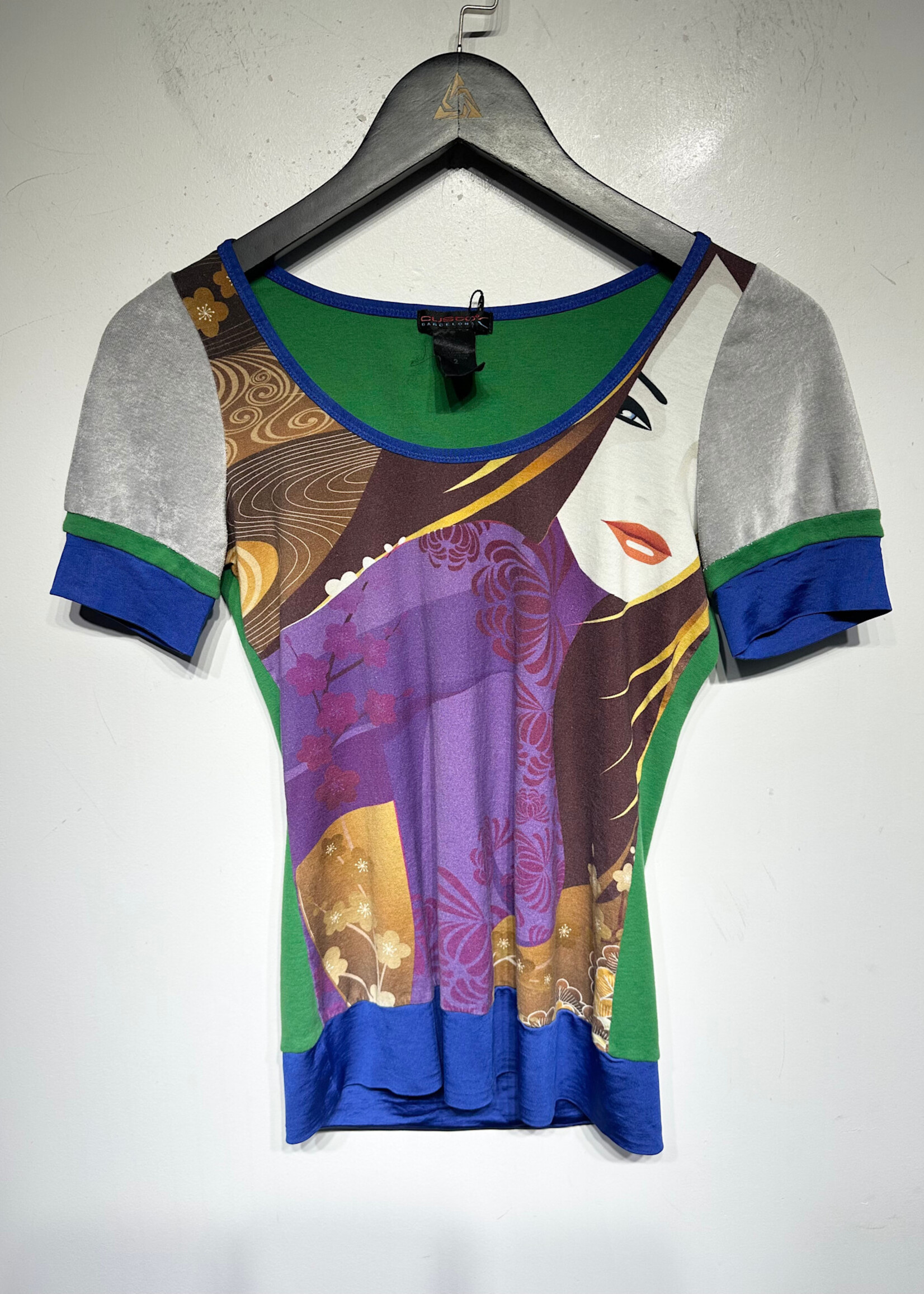 Custo Barcelona Avant Garde AOP Print Tee S