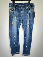 True Religion 2000s Paint Splatter Distress Jeans Masc 38