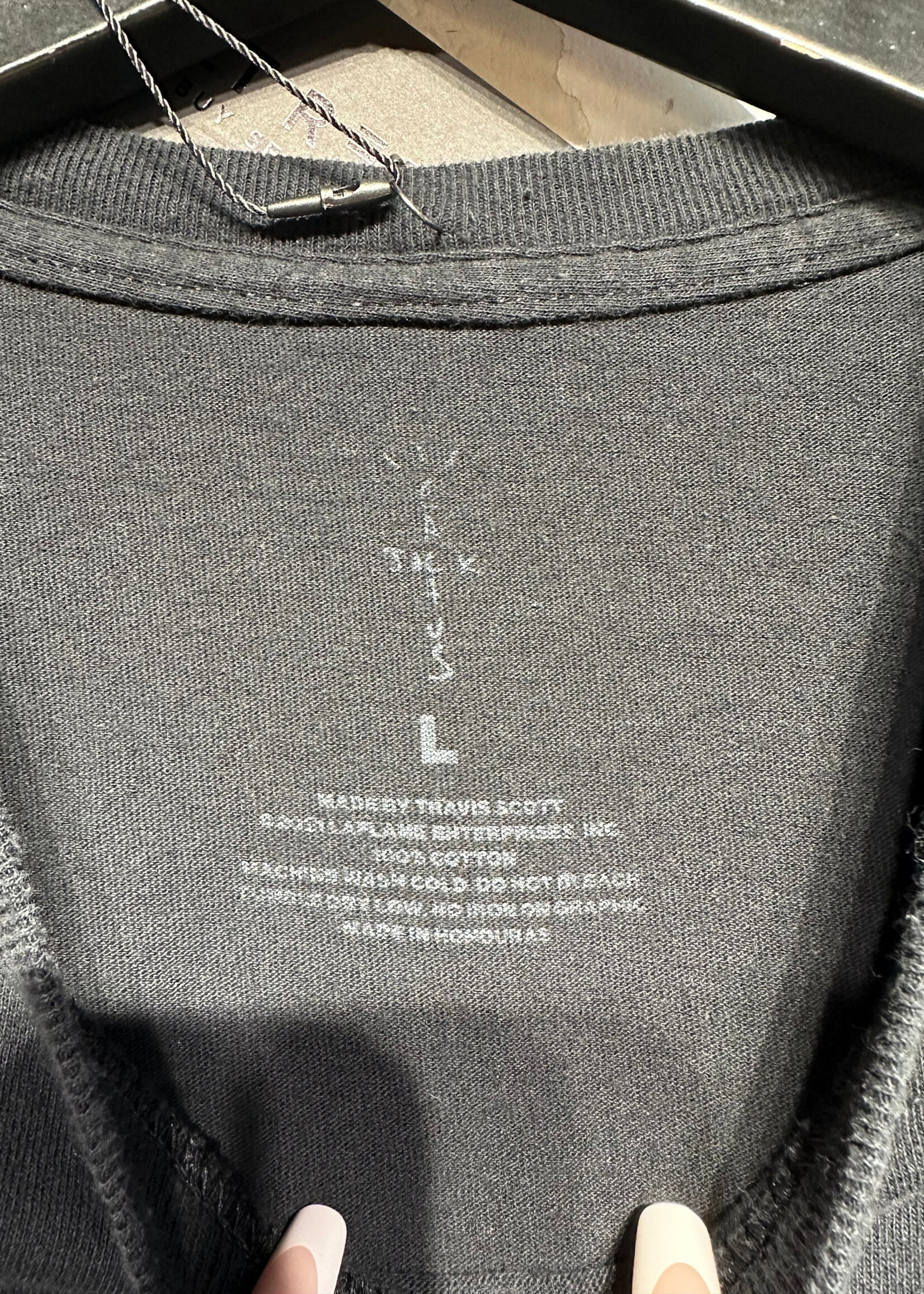 Cactus Jack X Fragment Black Graphic Tee Masc L