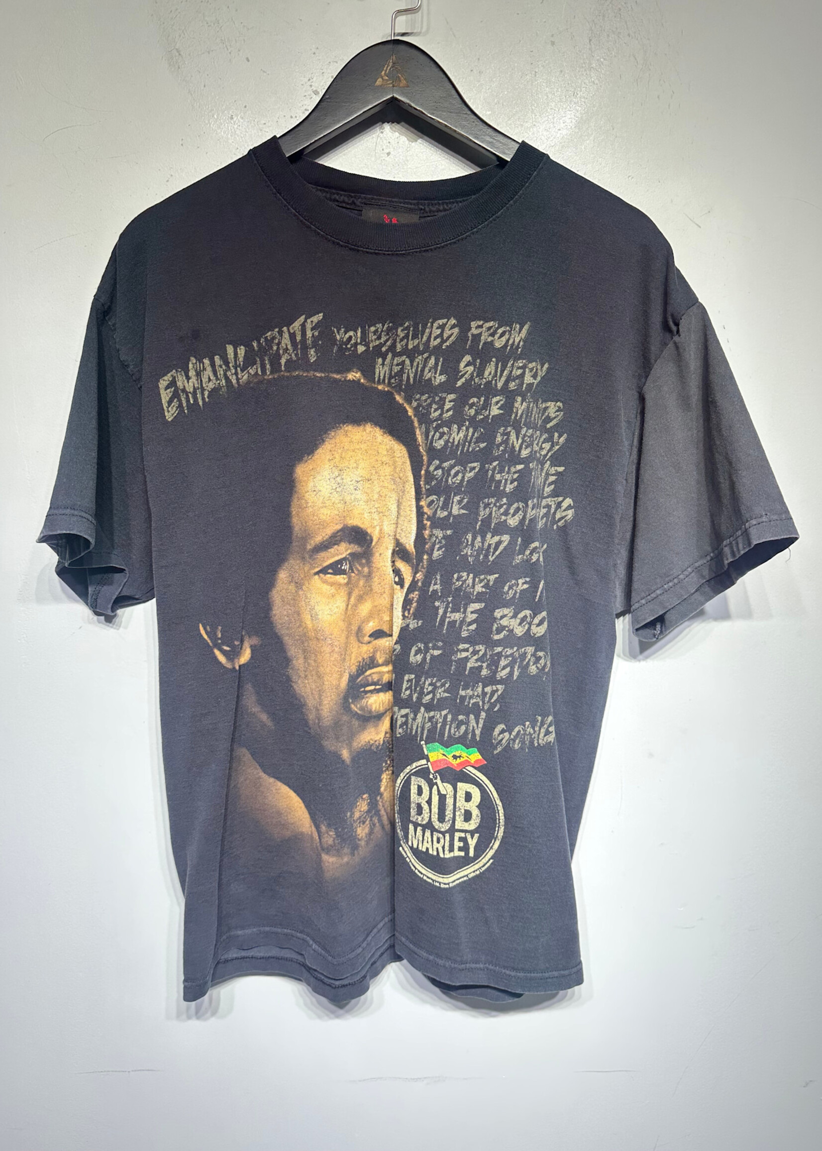 Bob Marley Zion Big Print Graphic Tee Masc XL