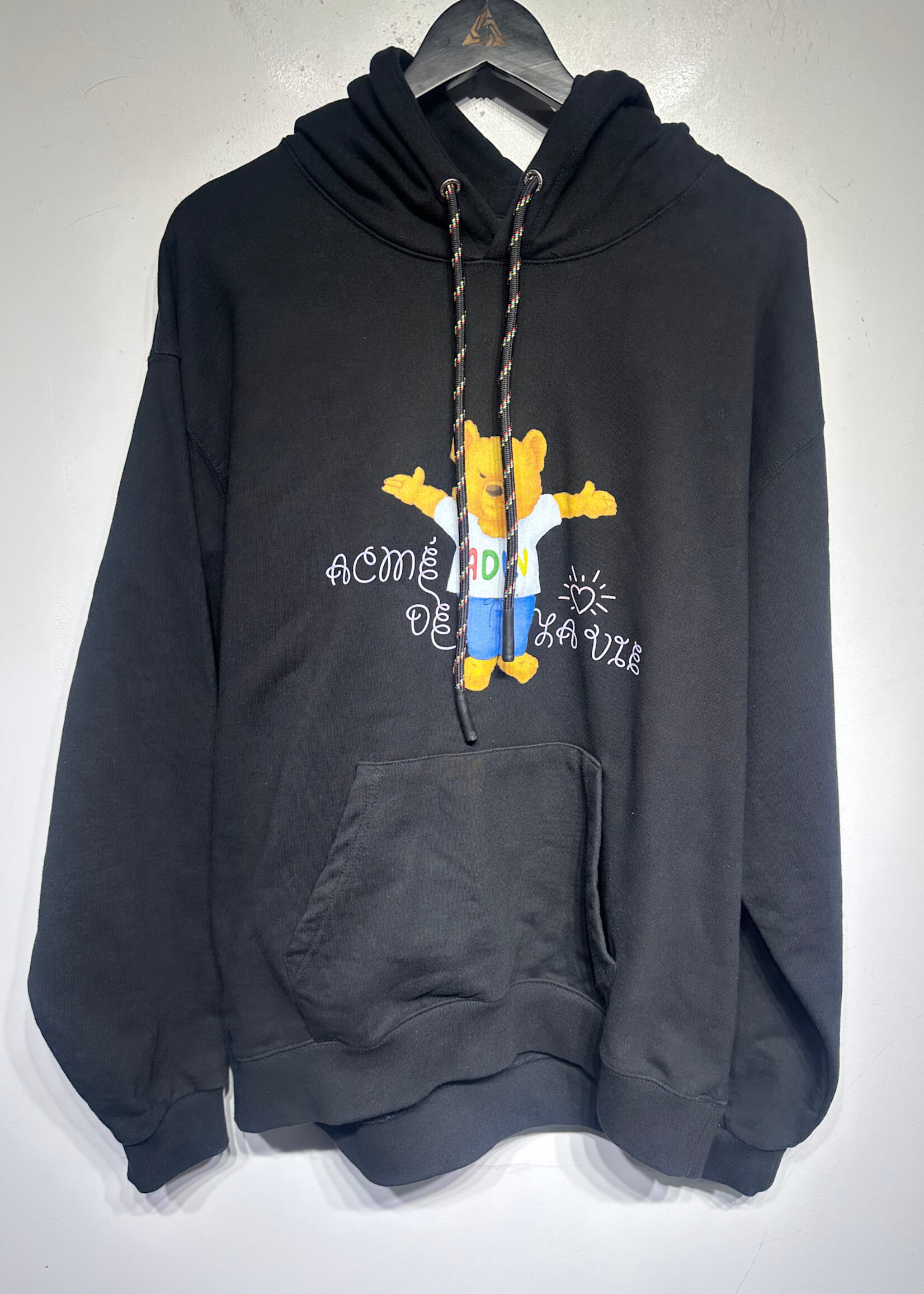 Acme De la Vie Black Teddy Bear Hoodie 2/M