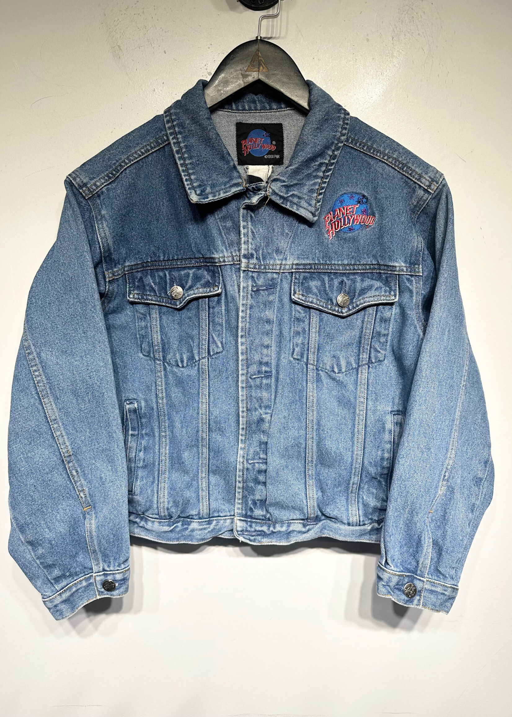 Planet Hollywood Vintage Midwash Denim Jacket Fem M