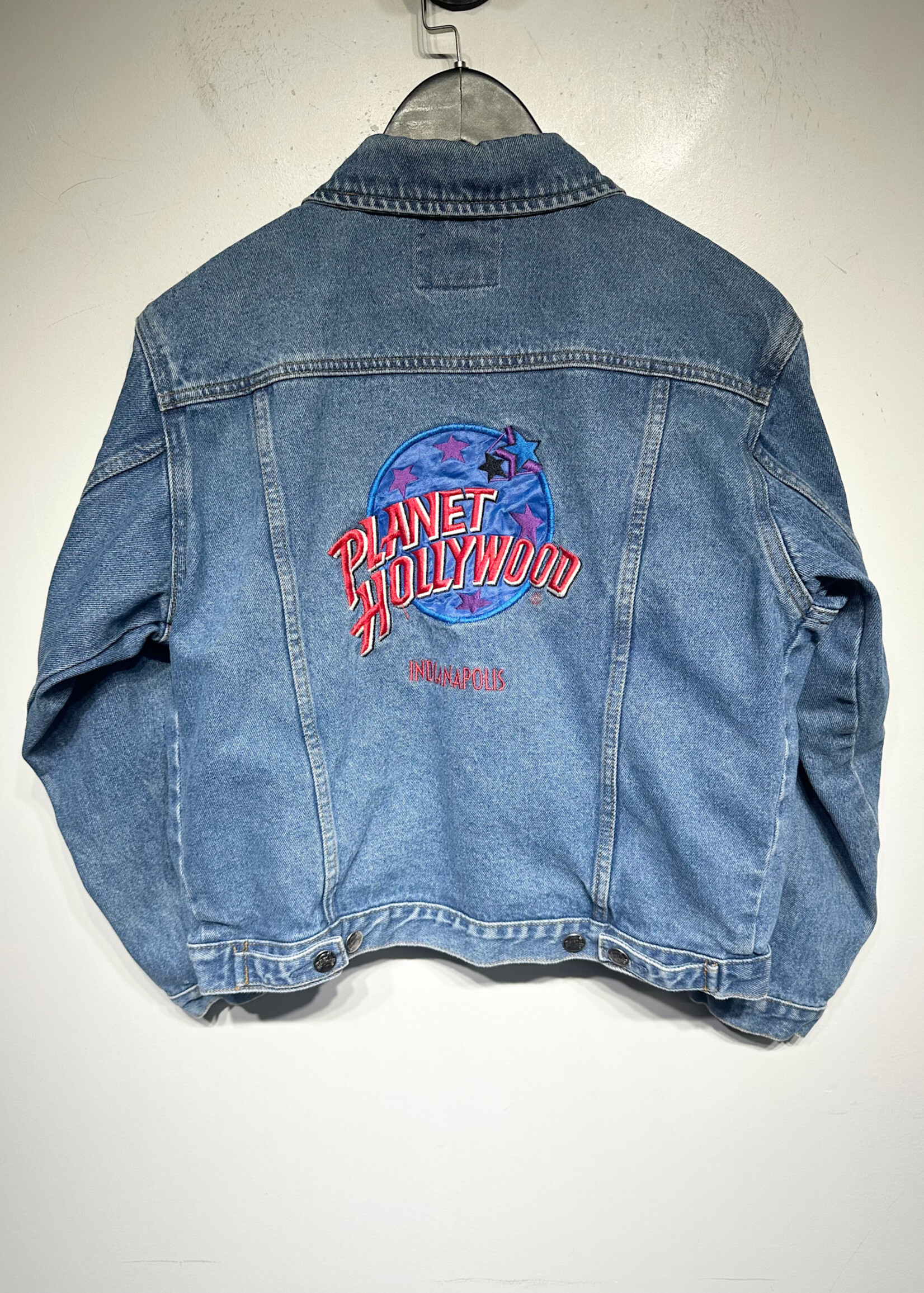 Planet Hollywood Vintage Midwash Denim Jacket Fem M