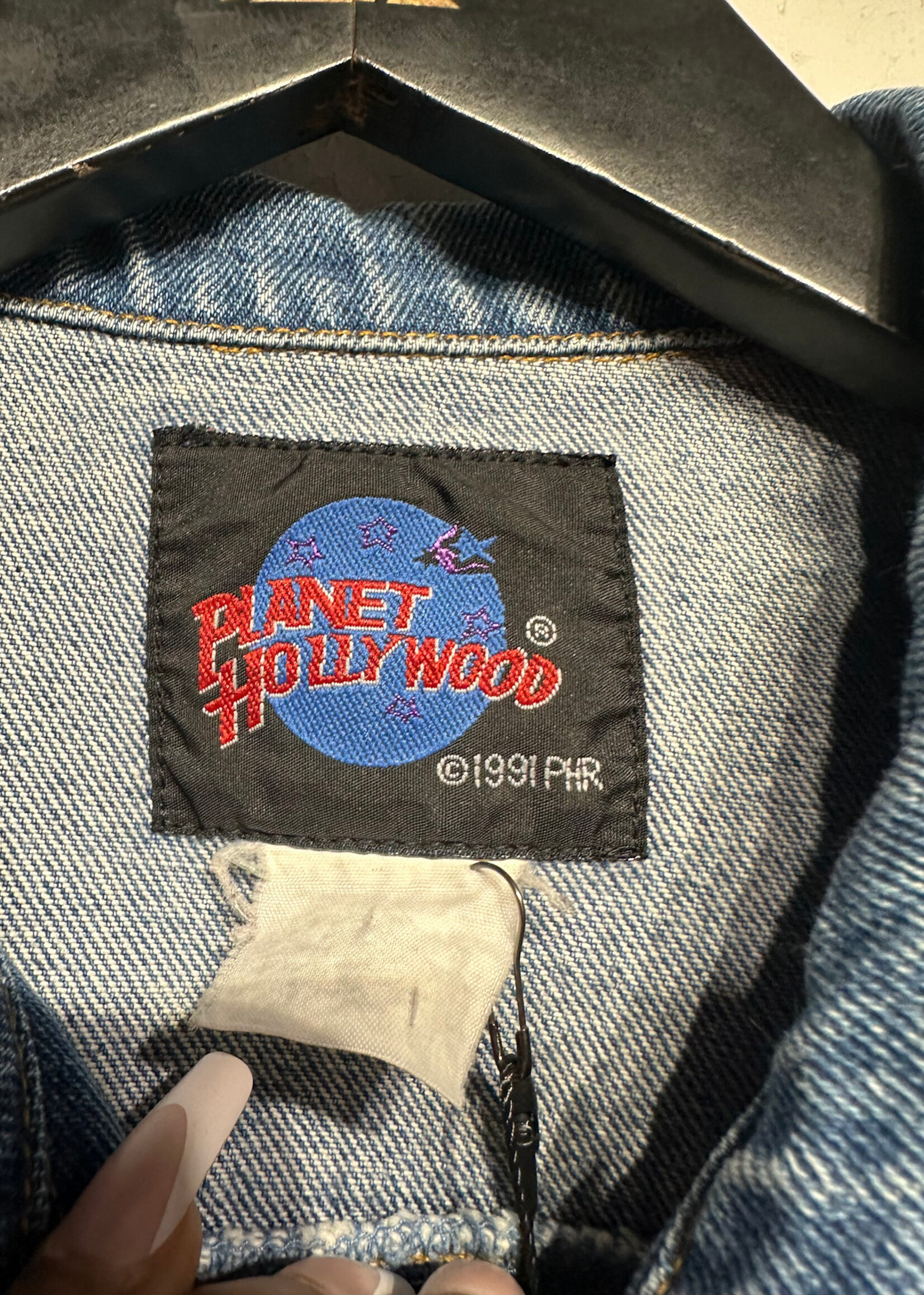 Planet Hollywood Vintage Midwash Denim Jacket Fem M