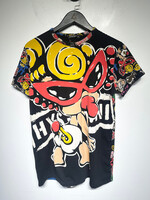 Hysteric Mini Black Big Baby AOP Tee M As IS