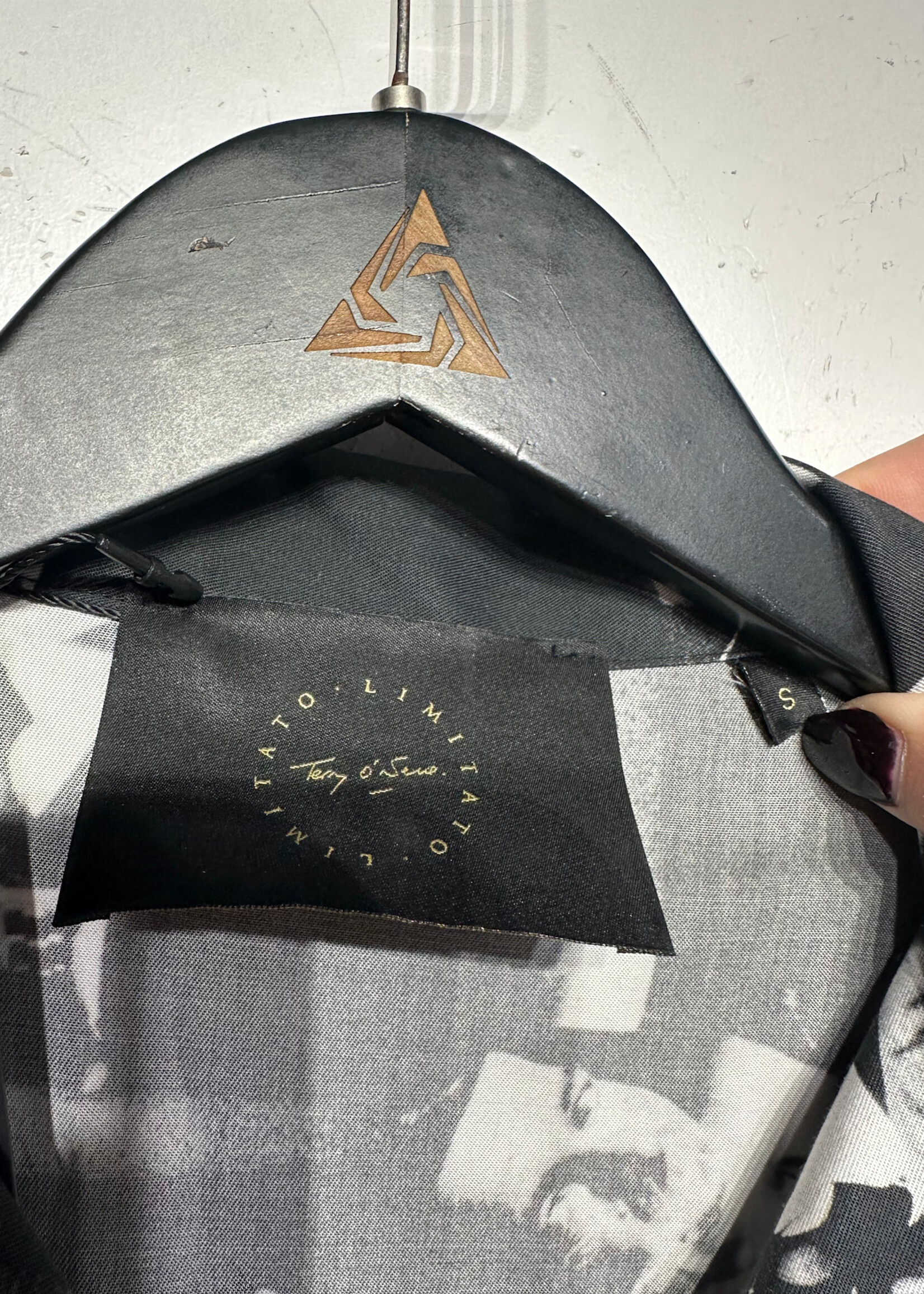 Limitato Black White Terry O AOP BU Shirt