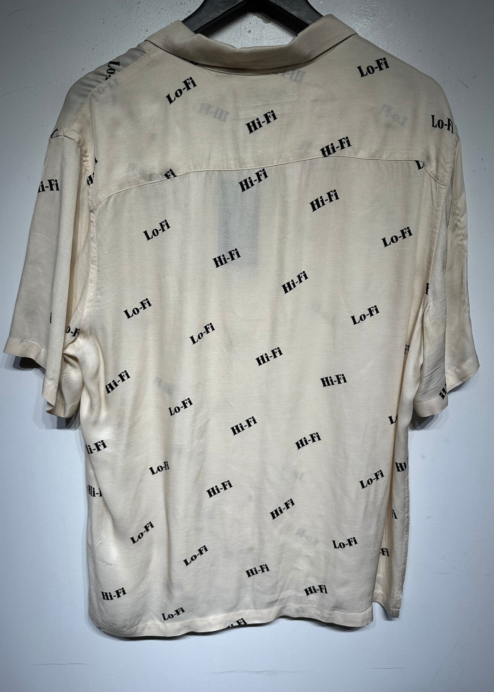All Saints White Hi Fi Bu Shirt M