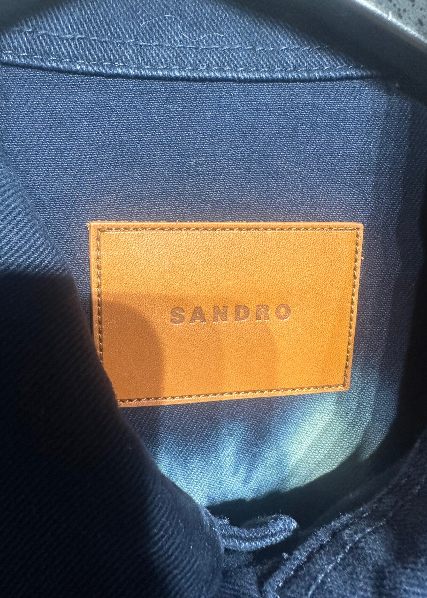 Sandro Blue Tie Dye Swirl BU Jacket M