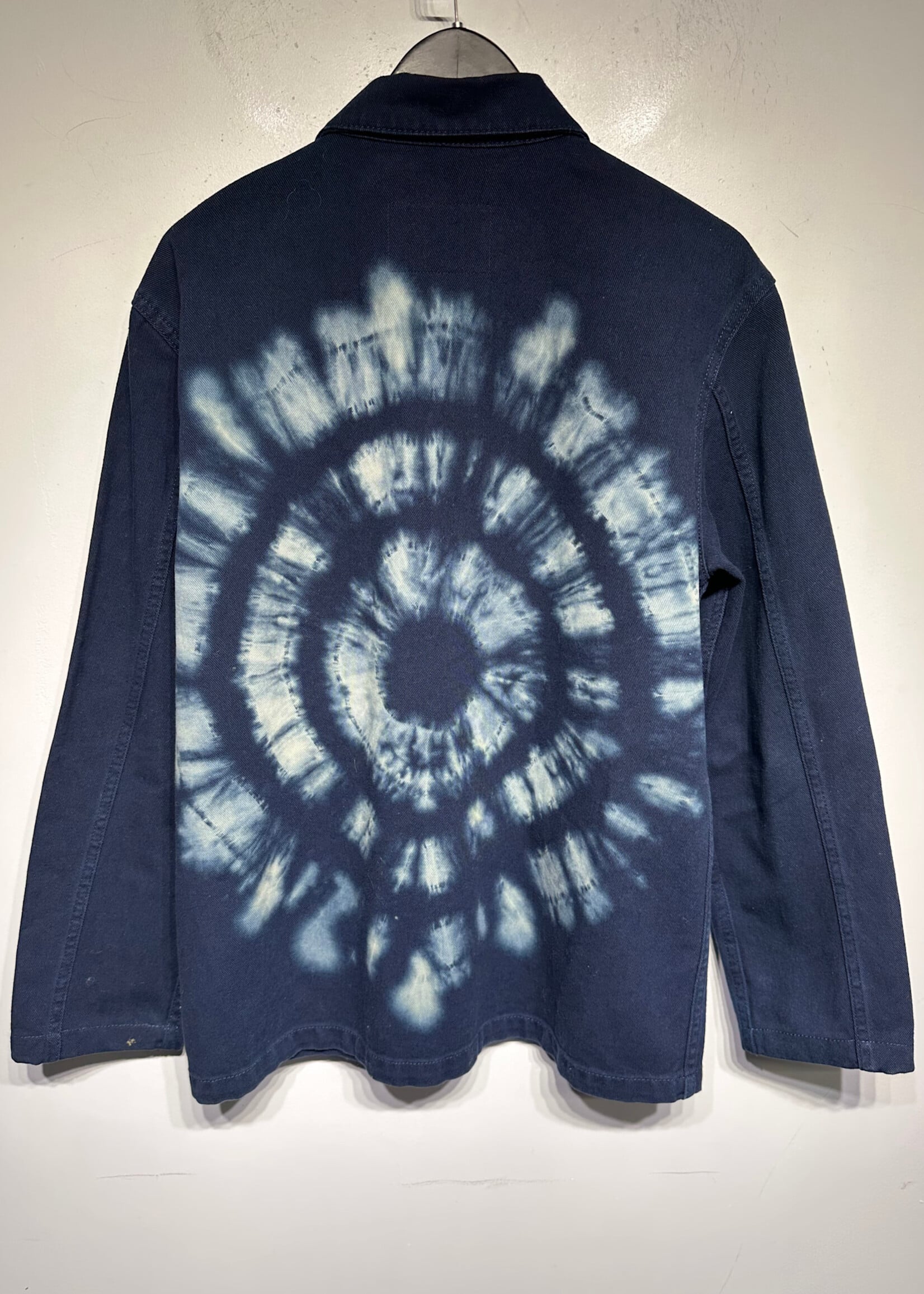 Sandro Blue Tie Dye Swirl BU Jacket M
