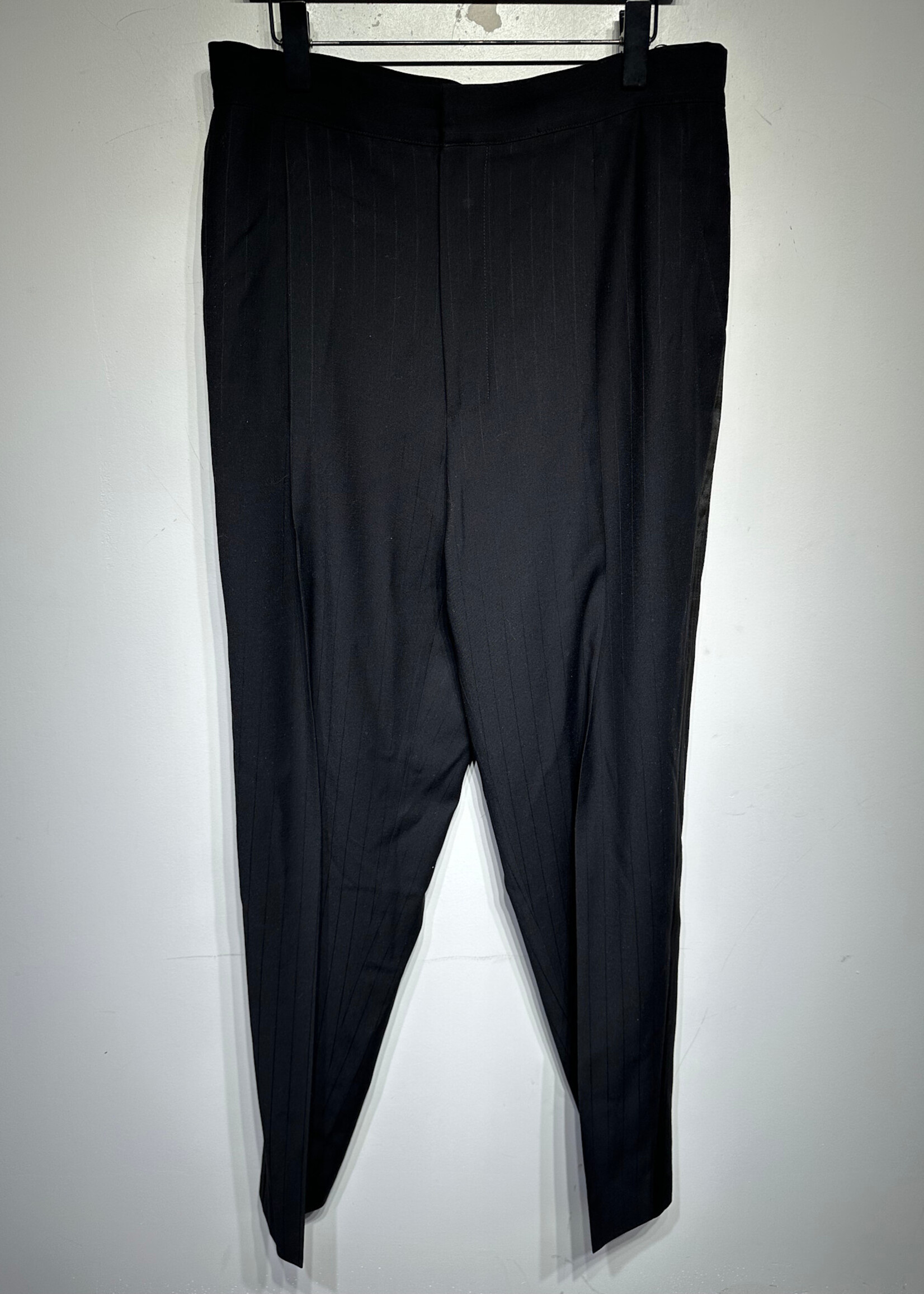 Versus Gianni Versace Black Pinstripe Trousers 38