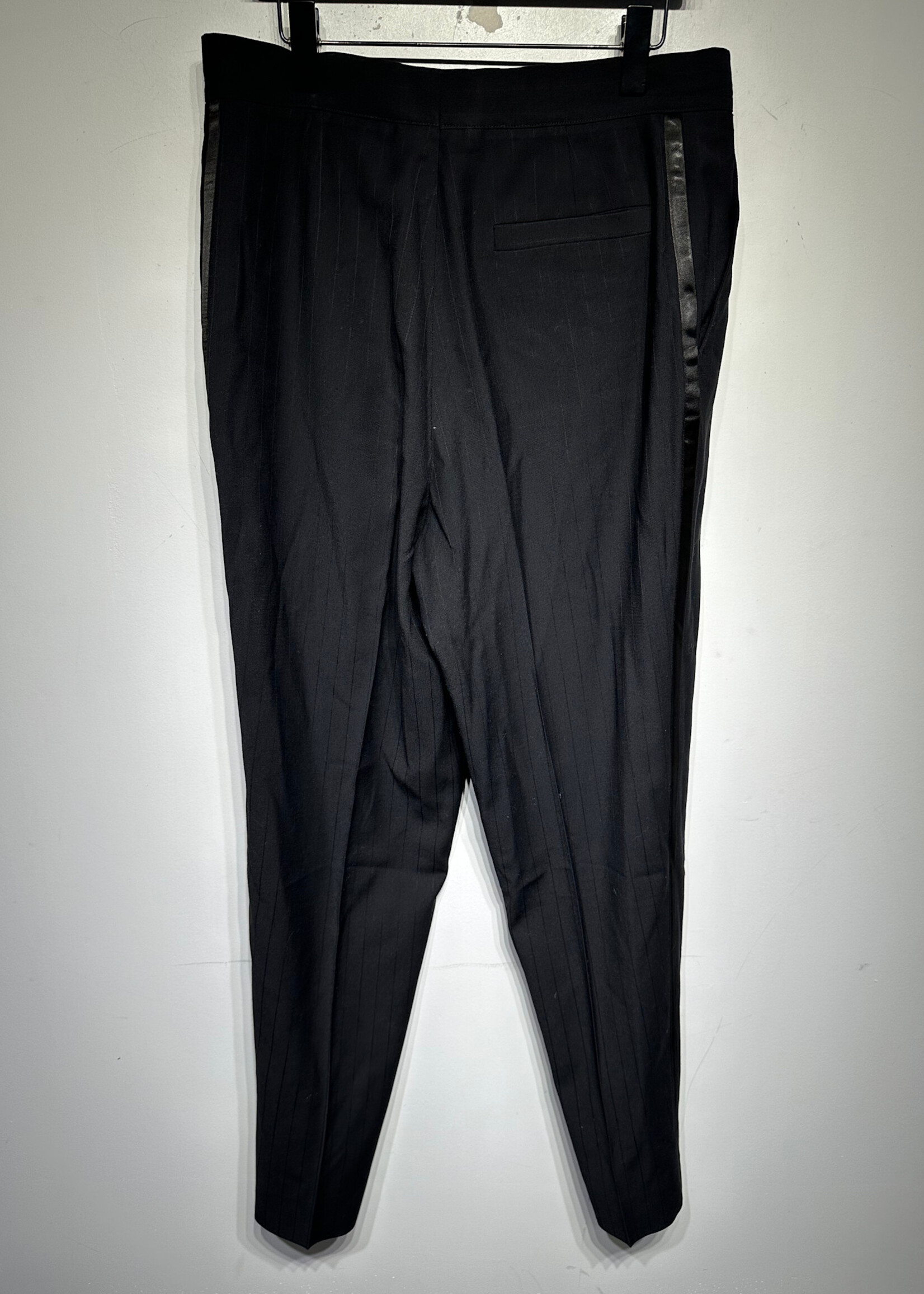 Versus Gianni Versace Black Pinstripe Trousers 38