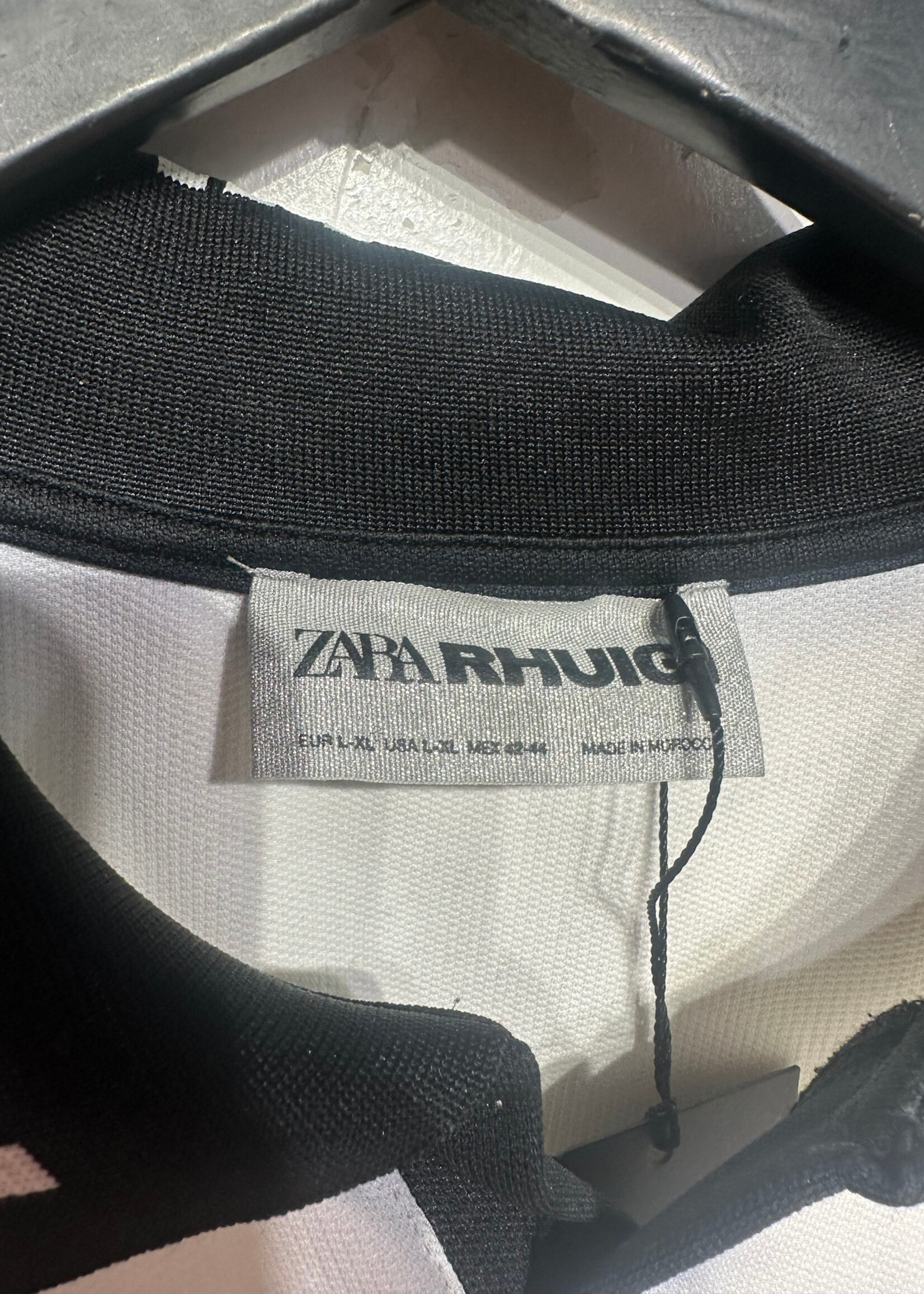 Zara Rhuigi White Heat Wave Jersey L/XL