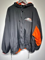 Harley Screaming Eagle Black Nylon Parka Jacket 3XL