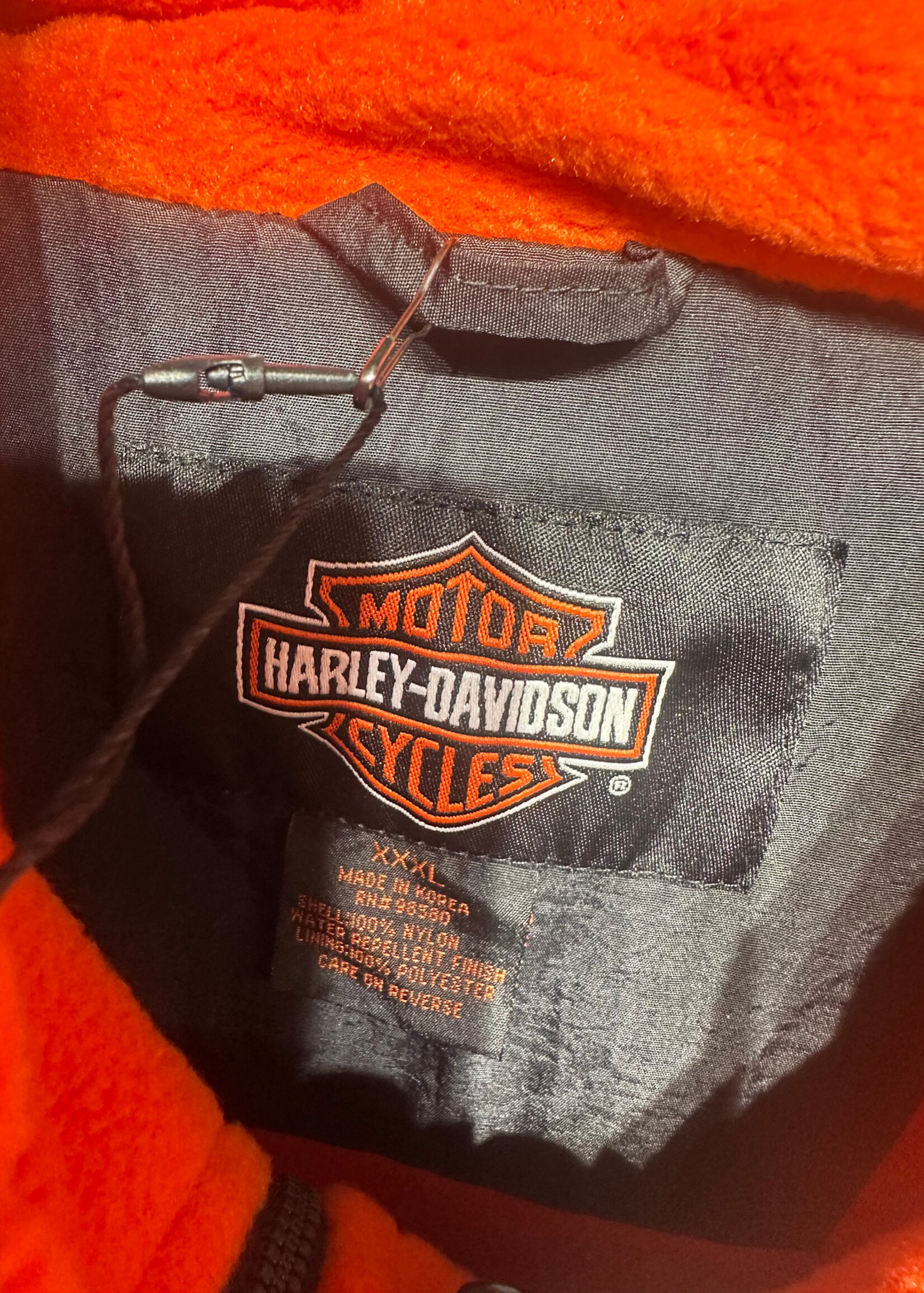 Harley Screaming Eagle Black Nylon Parka Jacket 3XL