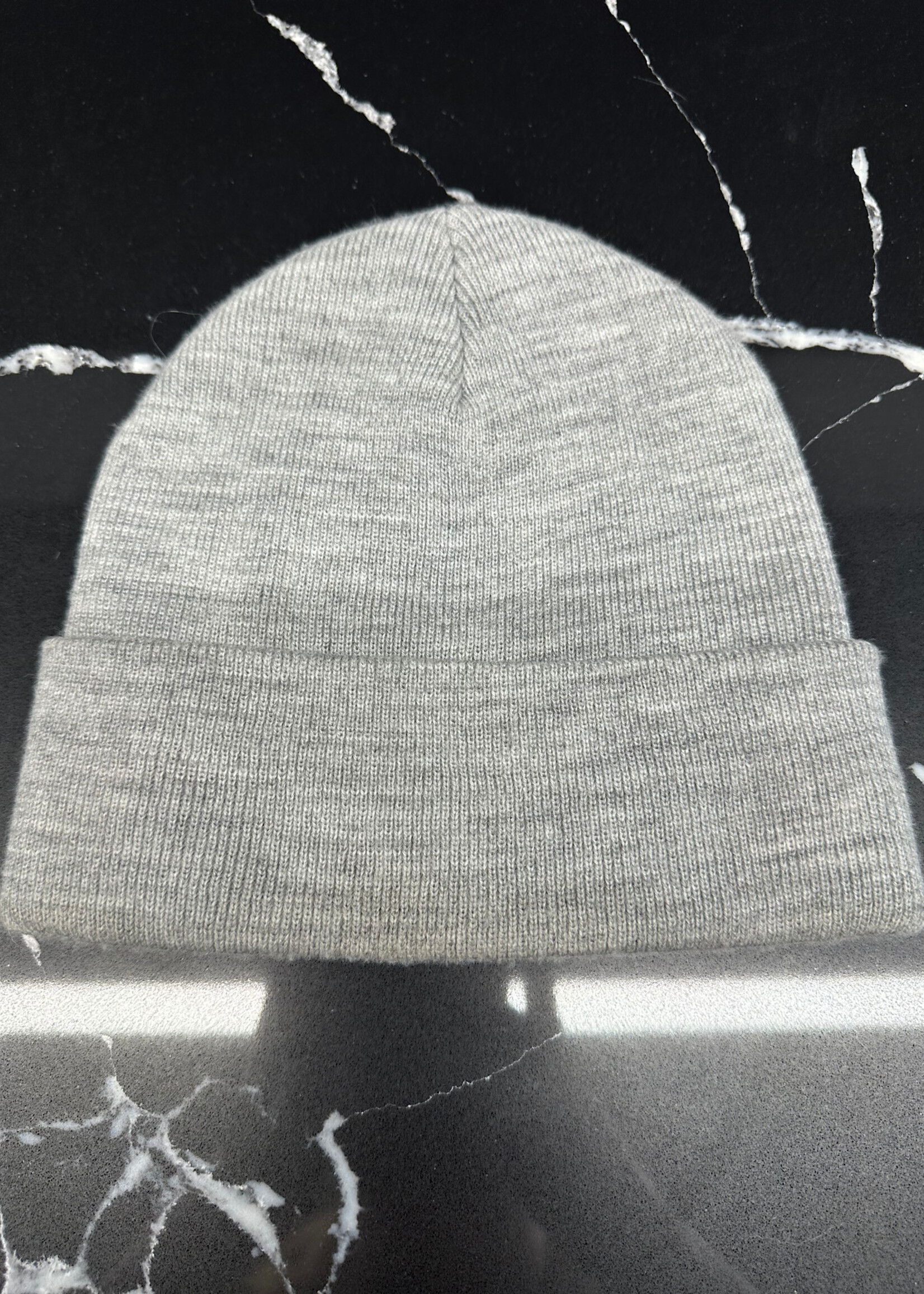 Supreme Grey Patch Beanie