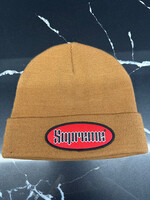 Supreme Brown Patch Beanie
