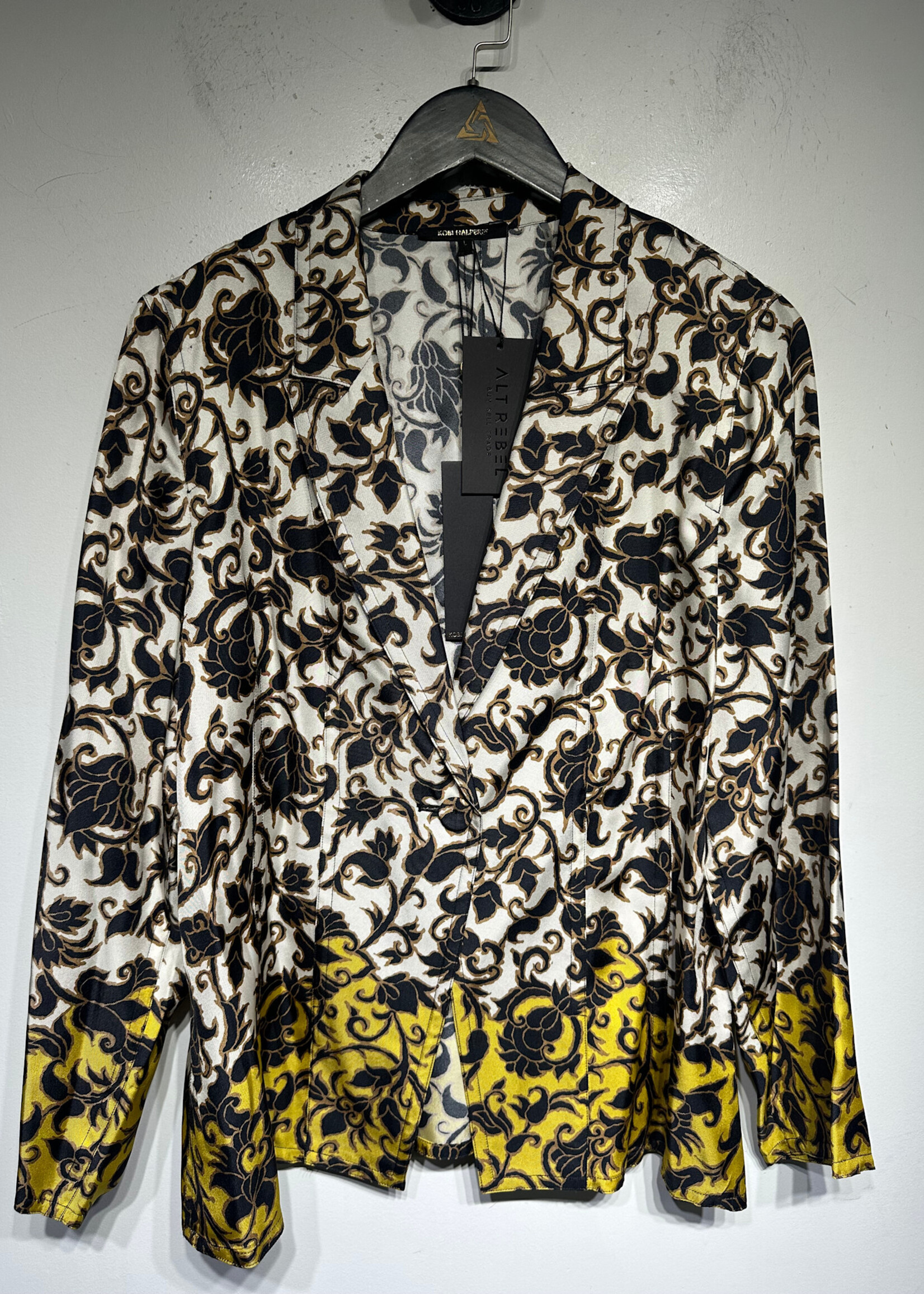 NWT Kobi Halperin Silk Blazer L (Retail: $231)