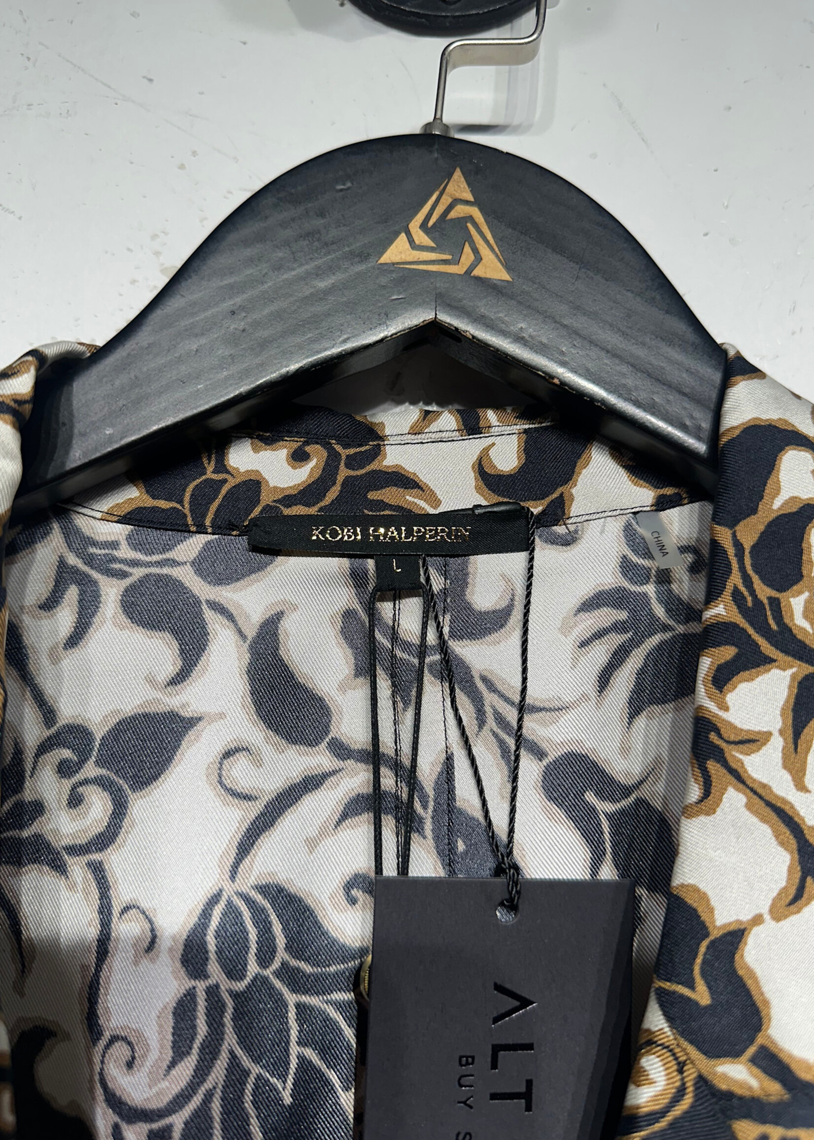 NWT Kobi Halperin Silk Blazer L (Retail: $231)