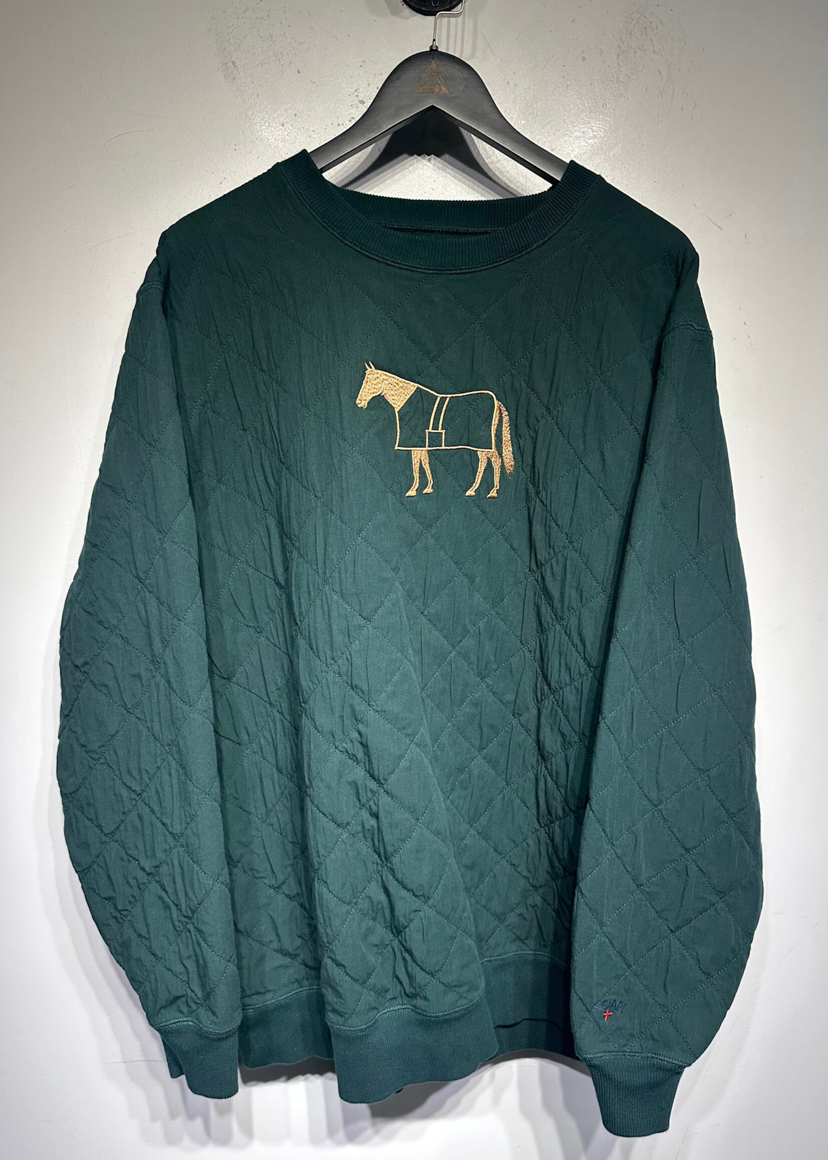 Noah Quilted Sweatshirt W Horse Embroidery Masc XXL