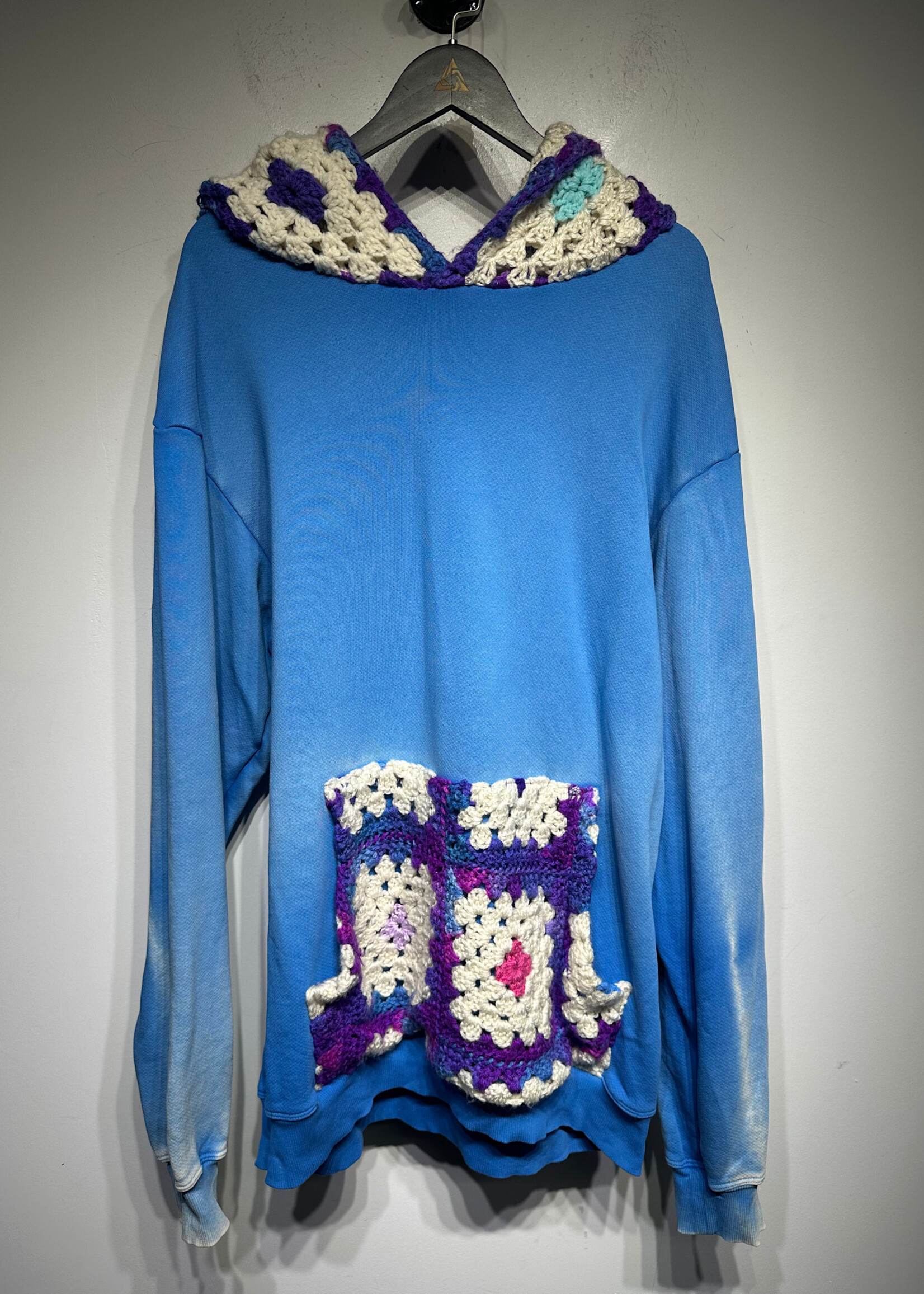Cout De LA Liberte Knit Crochet Hoodie Masc L