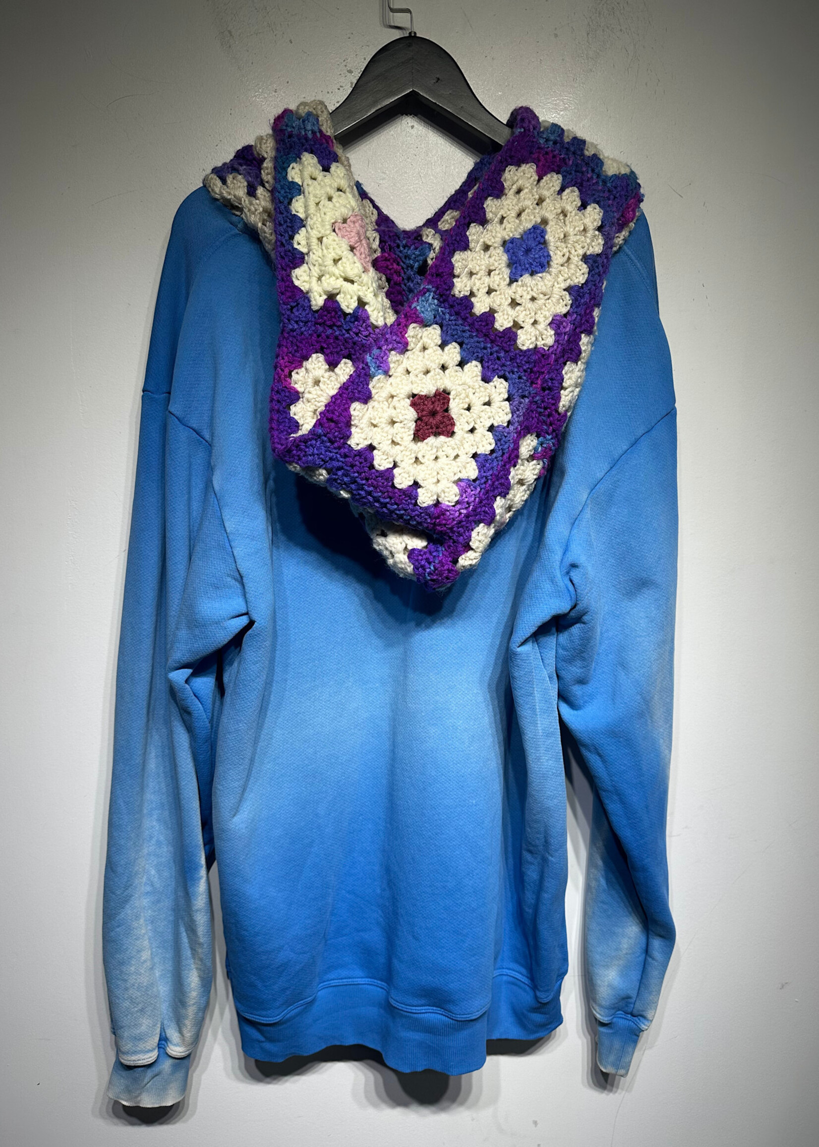 Cout De LA Liberte Knit Crochet Hoodie Masc L