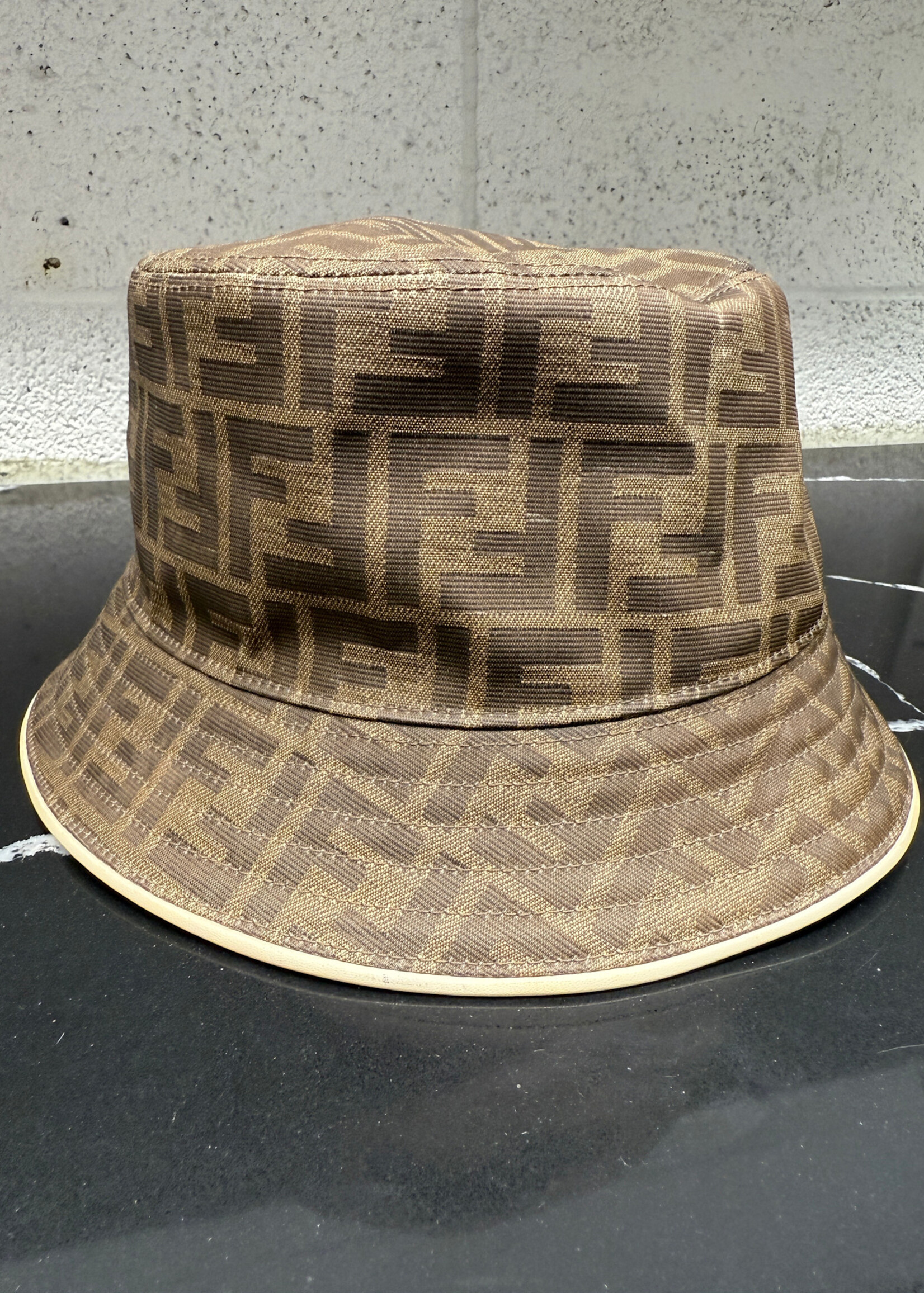Fendi Technical Fabric Reversible FF Bucket Hat