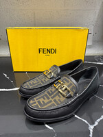 Fendi Zucca Leather Loafers 8