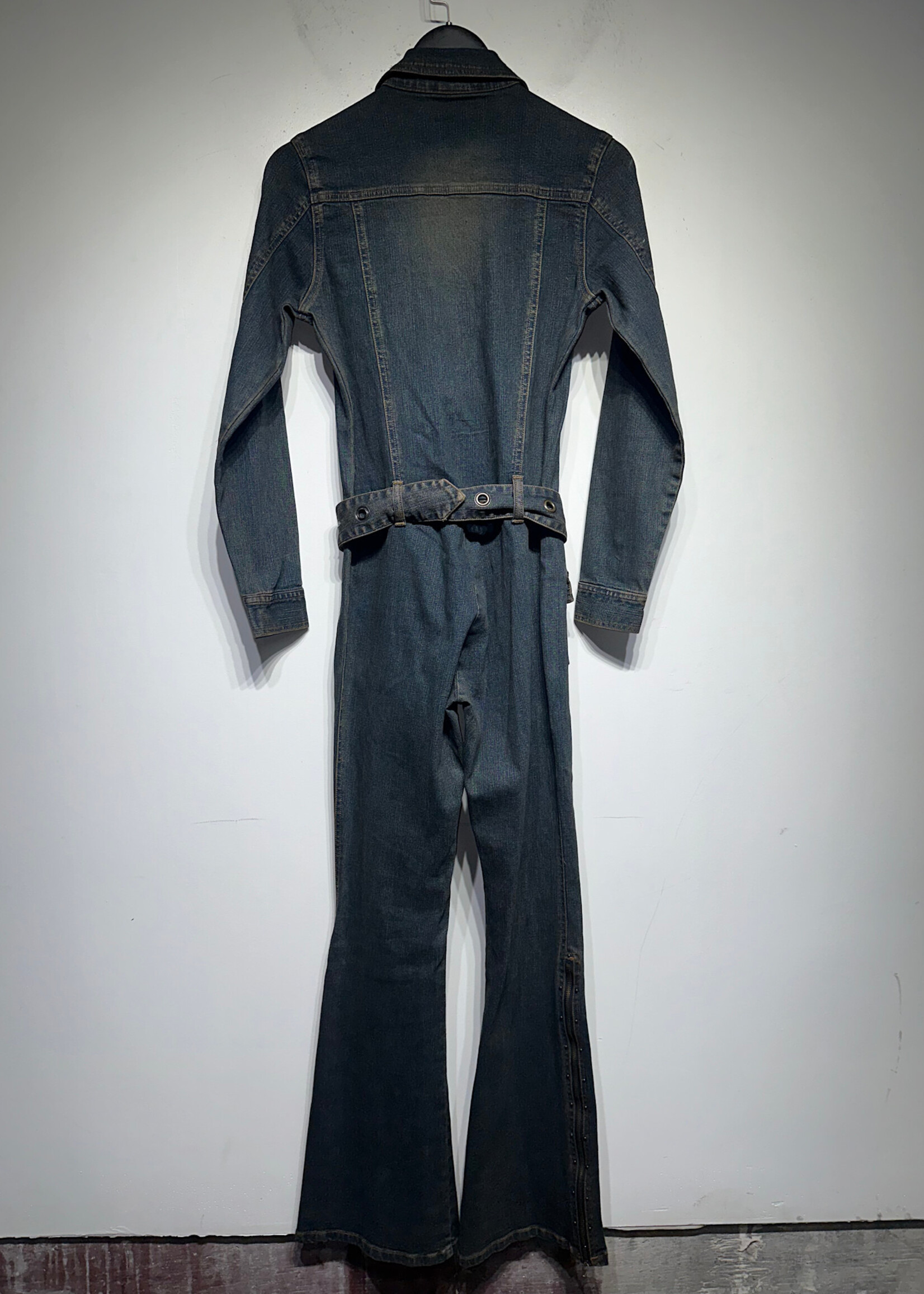 Clothes Compact Y2K Denim Studded Jumpsuit As Is S