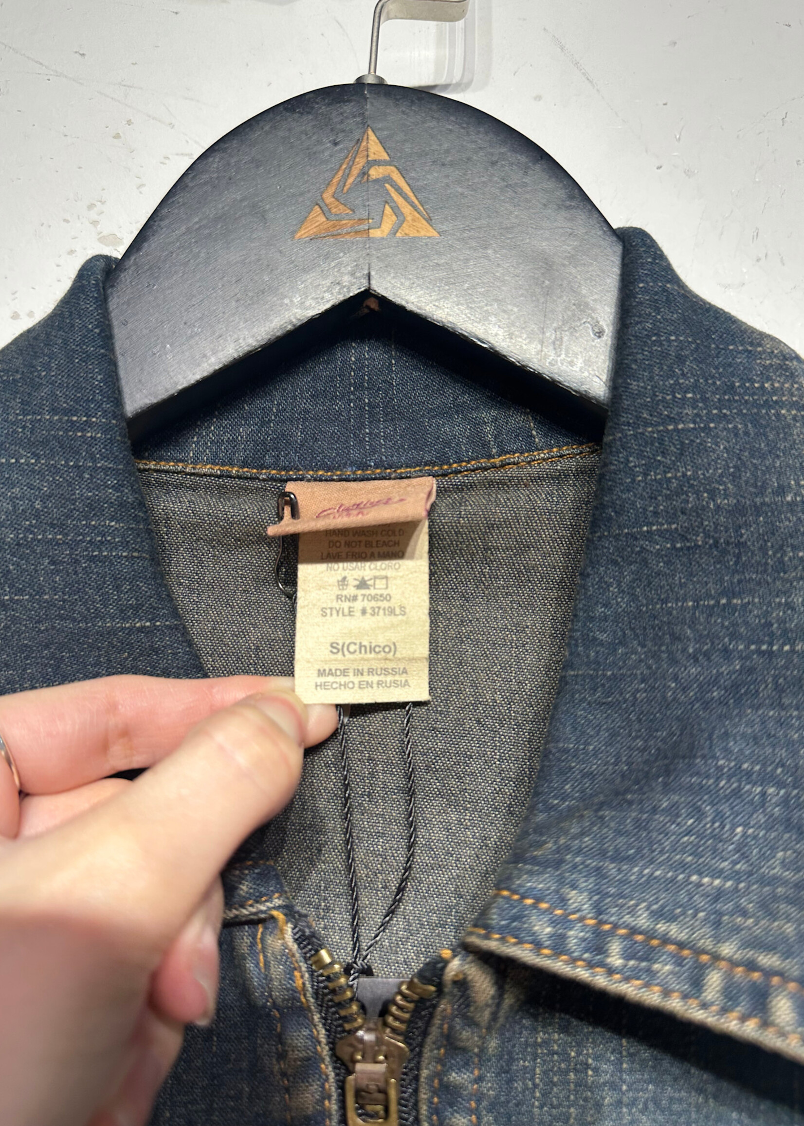 Clothes Compact Y2K Denim Studded Jumpsuit As Is S