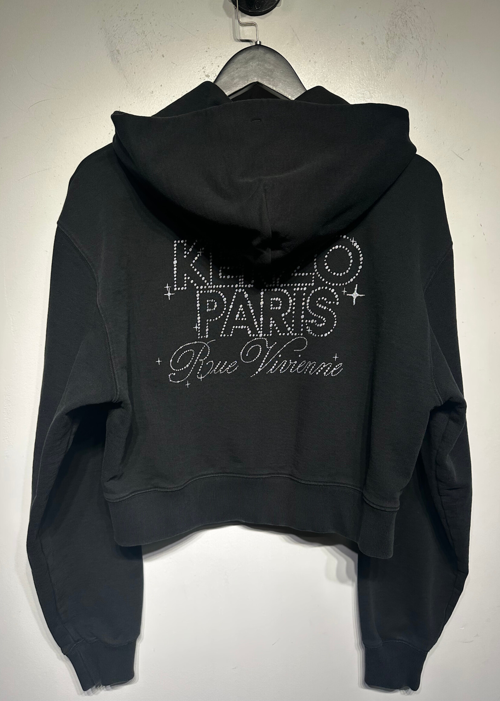 Kenzo Black Cropped Jacket Fem  XL