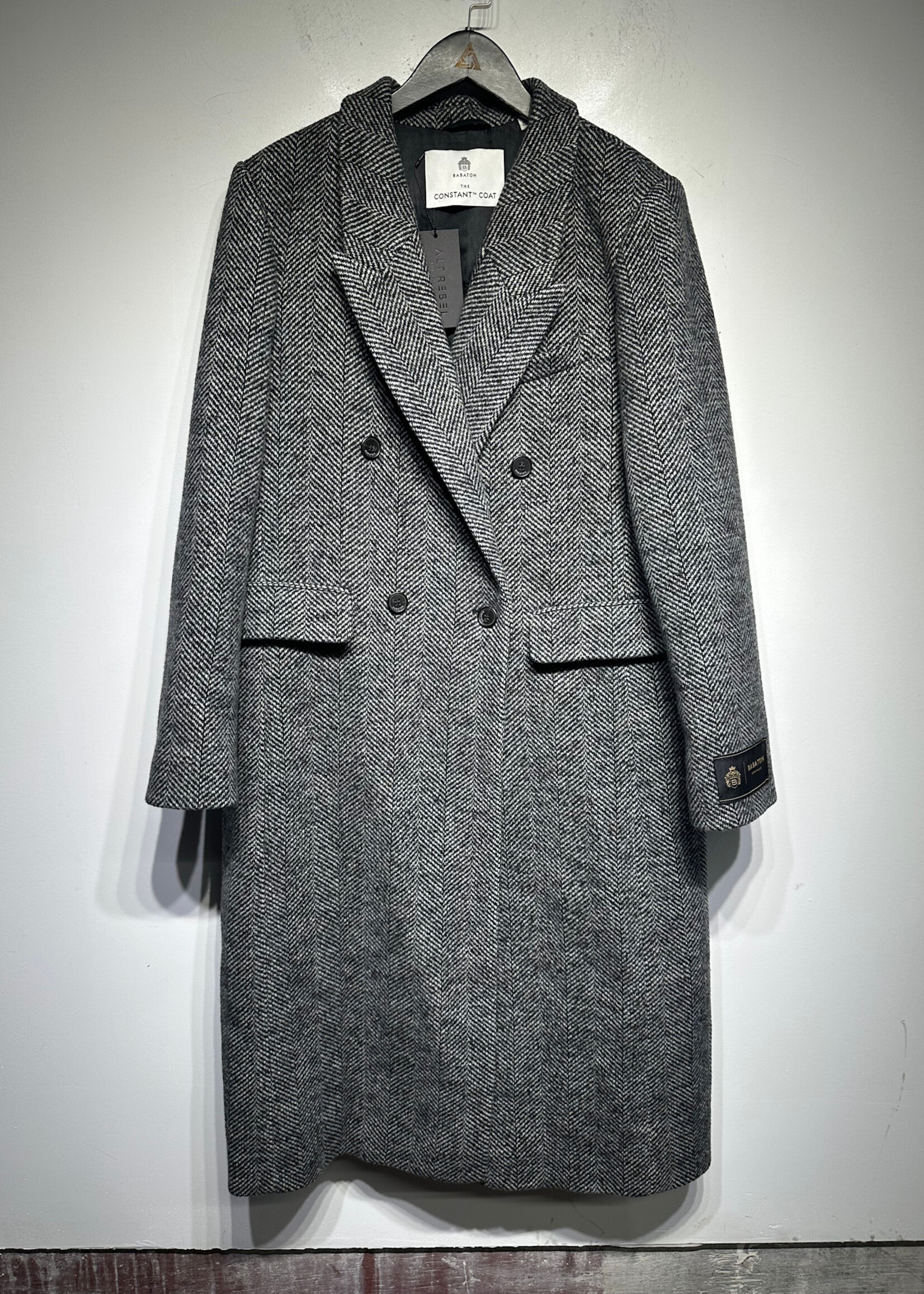 Babaton 'The Constant' Chevron Trench Coat XL