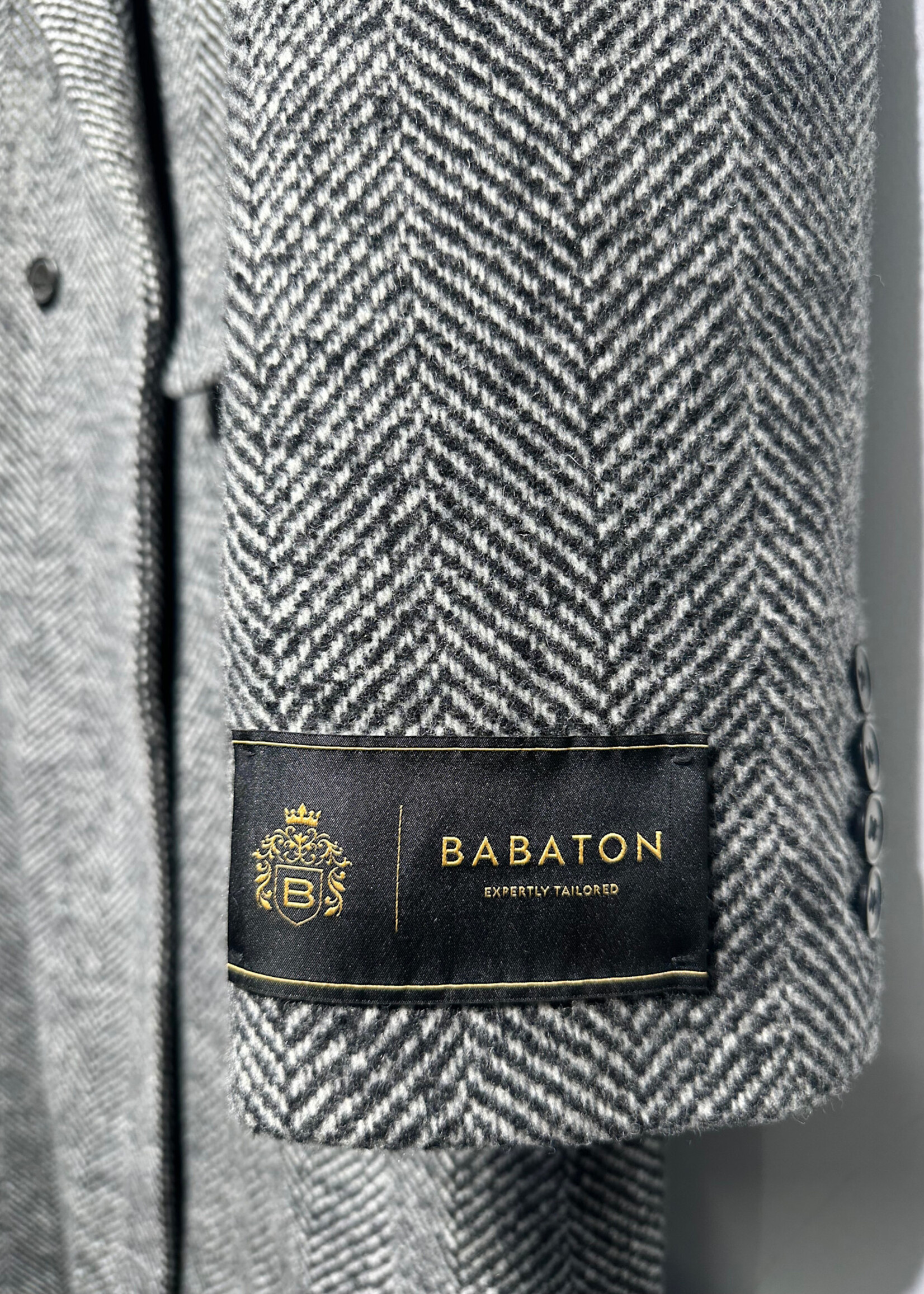 Babaton 'The Constant' Chevron Trench Coat XL