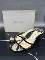Jimmy Choo Snakeskin Mules 39/8.5
