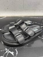 Kenzo Black Double Strap Sandals 11