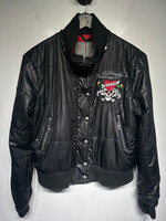 Ed Hardy Love Kills Slowly Puffer Jacket Fits L