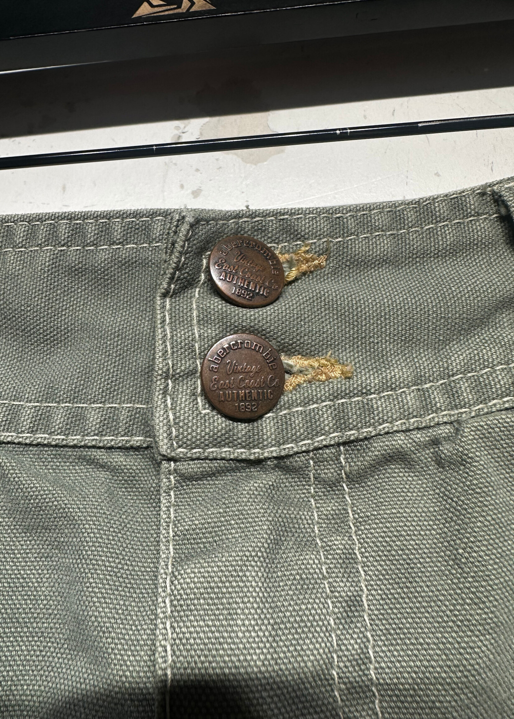 Abercrombie and Fitch Olive Green Mini Skirt Fem 25