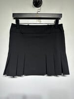 Bebe 2000s Black Pleated Mini Skirt 26