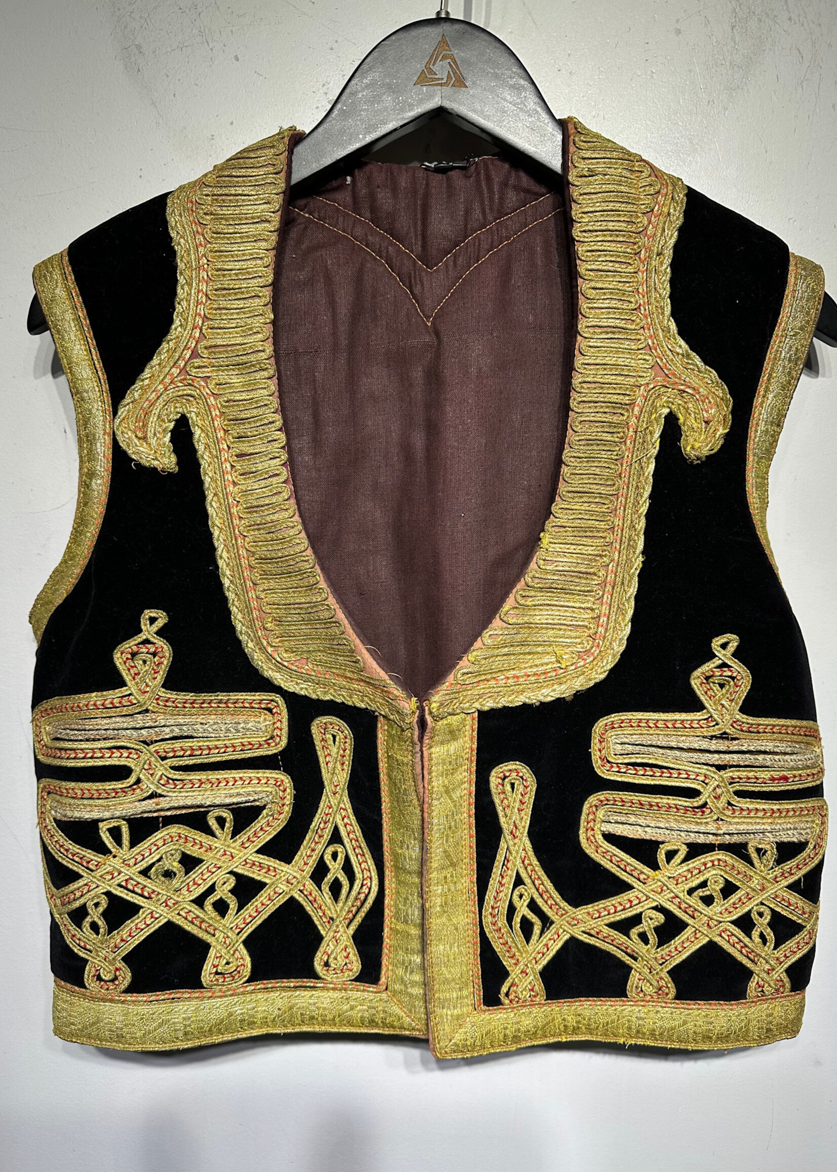 VTG NAPOLEON/YELLOW BLACK VEST FEM M