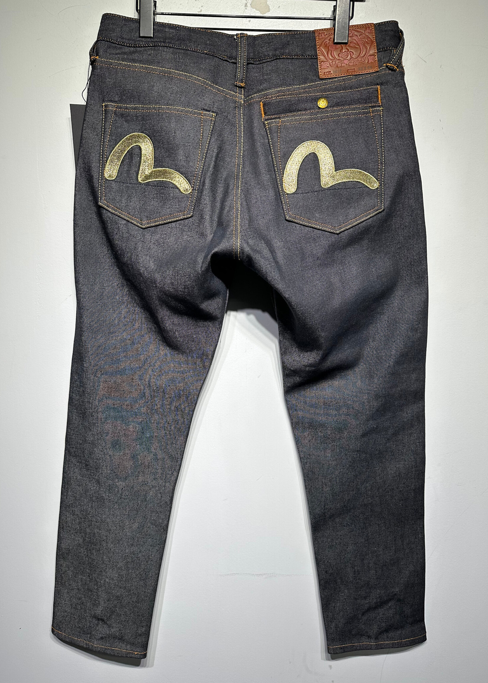 Evisu Midwash Gold Seagull Selvedge Jeans 33/34