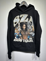 SZA Black Bling Logo Portrait Hoodie Masc L