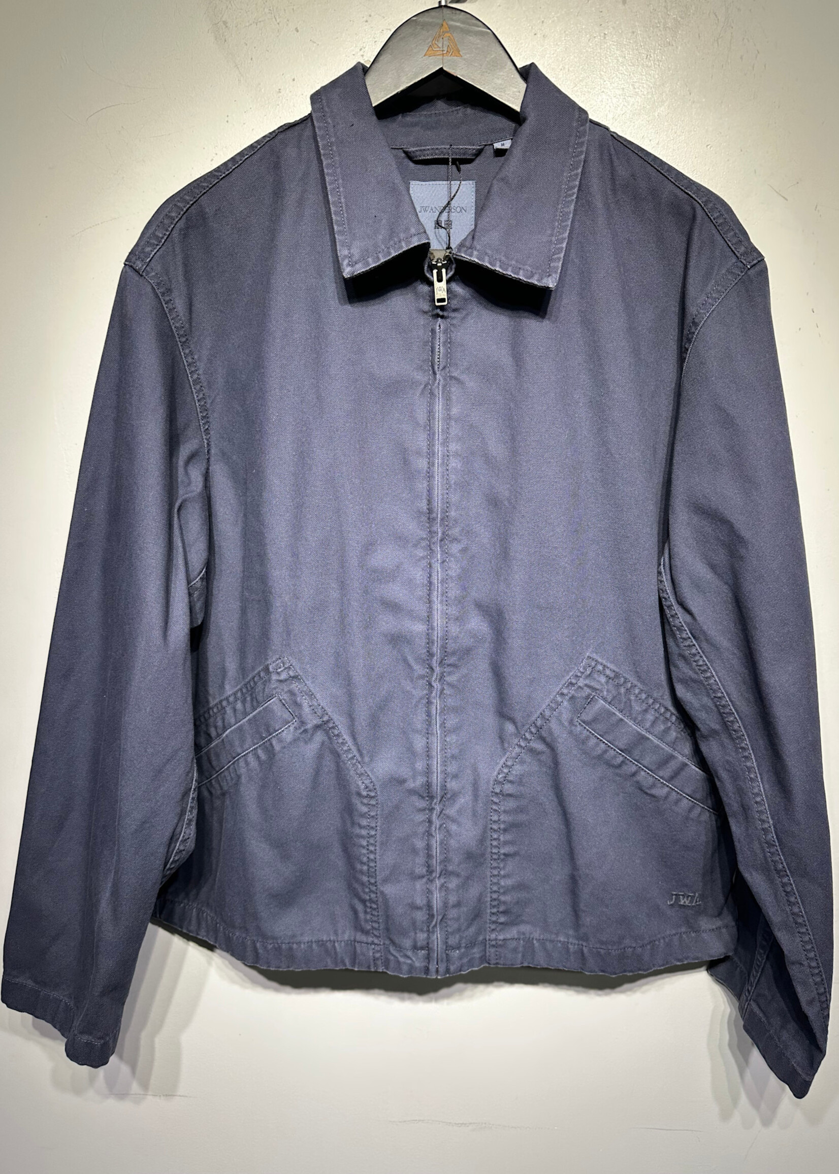 JW Anderson X Uniqlo Navy Canvas Zip Jacket Masc M