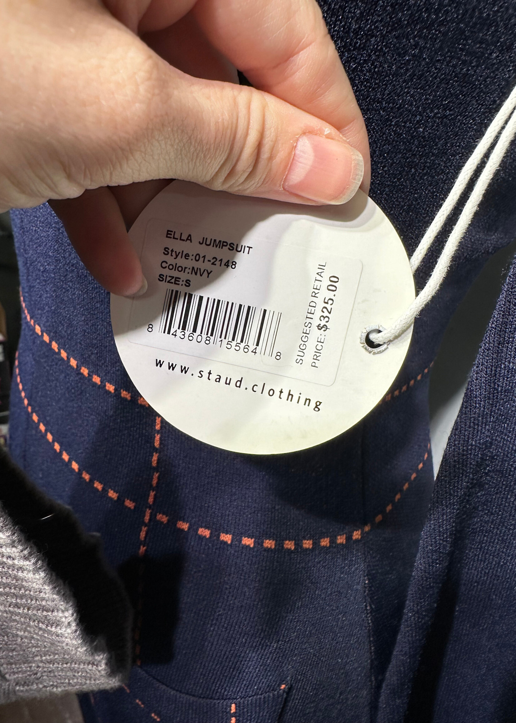 NWT Staud Blue Jumpsuit S